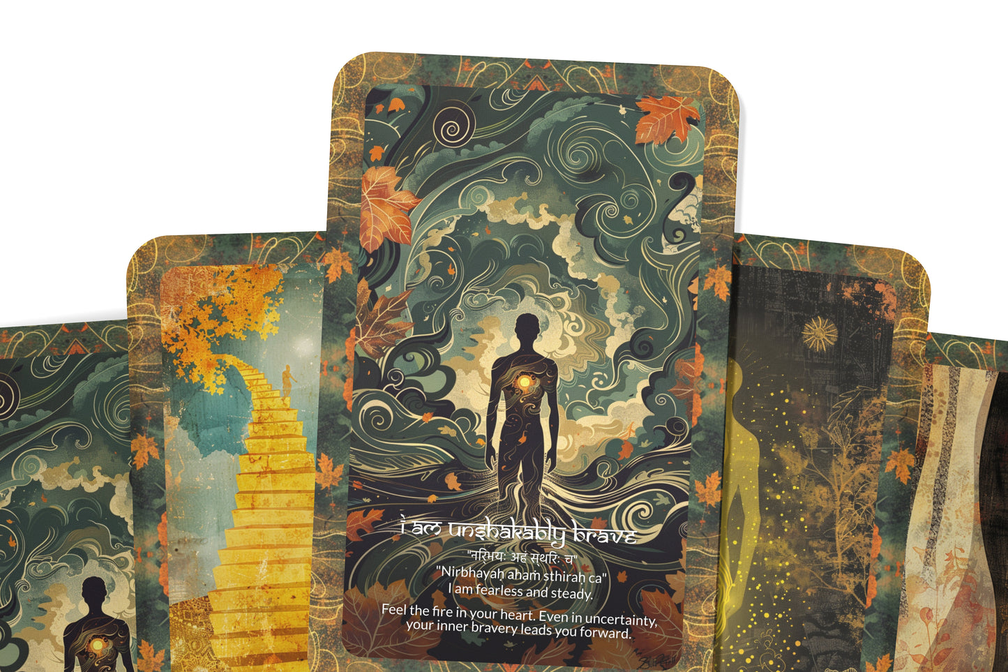 Confidence Mantra – An Inner Power Oracle Deck – 22 Oracle Cards – Radiate Self-Belief and Courage