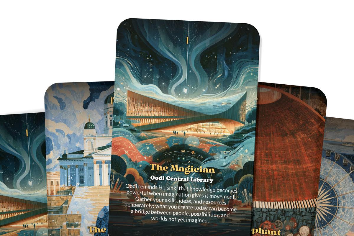 The Tarot of Helsinki – A Nordic Nature Tarot Deck – 22 Tarot Cards – Forests, Sea, and Finnish Mysticism