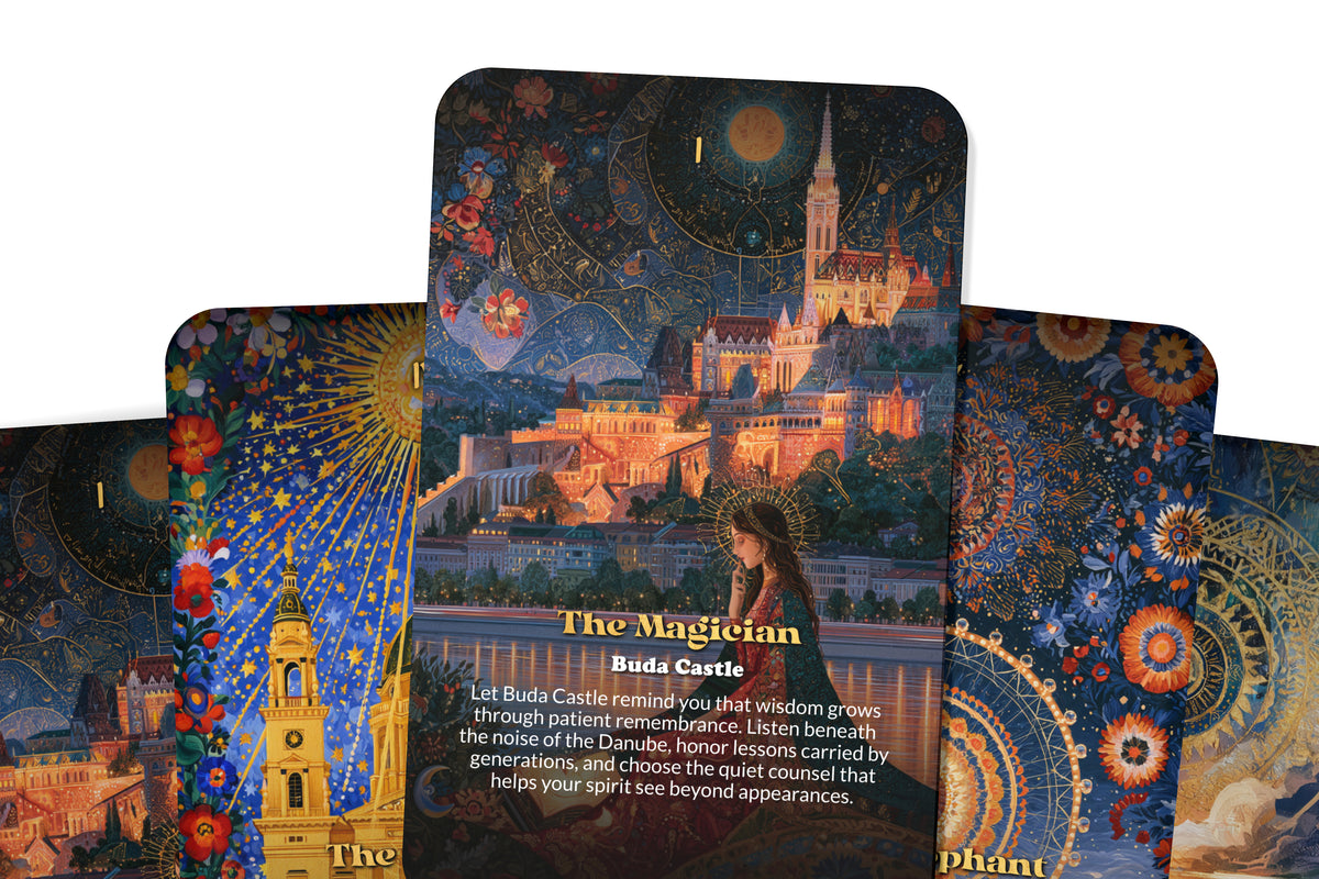The Tarot of Budapest – A Danube Mysticism Tarot Deck – 22 Tarot Cards – Thermal Waters and Hungarian Heritage