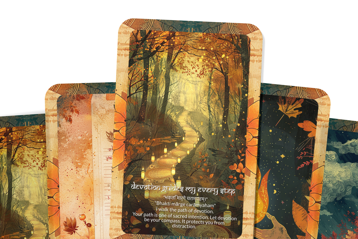 Sacred Vow Mantra – A Soul Commitment Oracle Deck – 22 Oracle Cards – Honoring Promises of the Heart