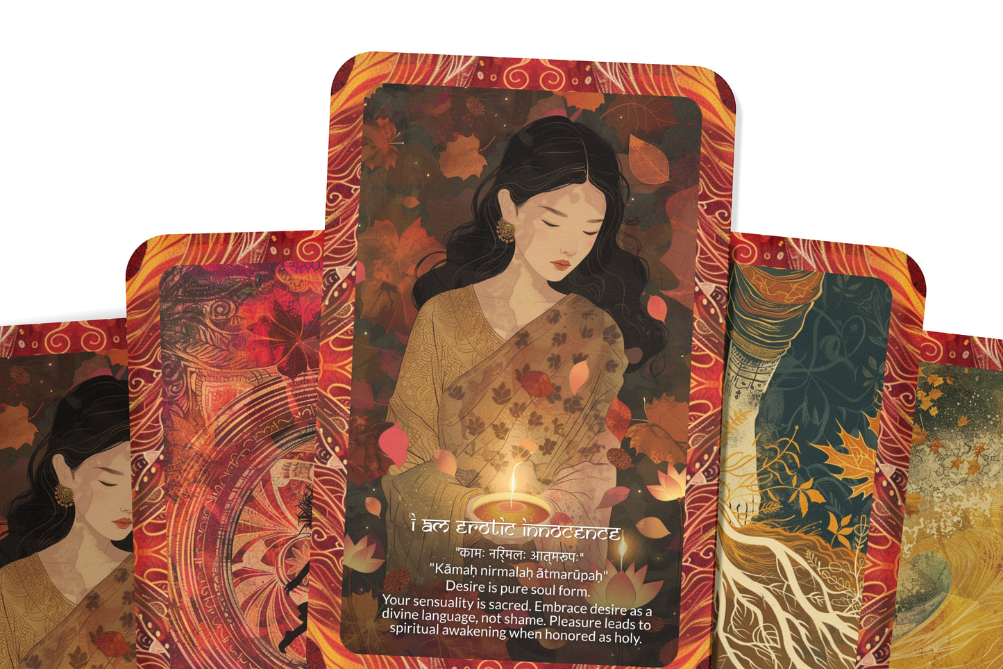 Tantric Mantra – A Sacred Union Oracle Deck – 22 Oracle Cards – Awakened Intimacy and Presence