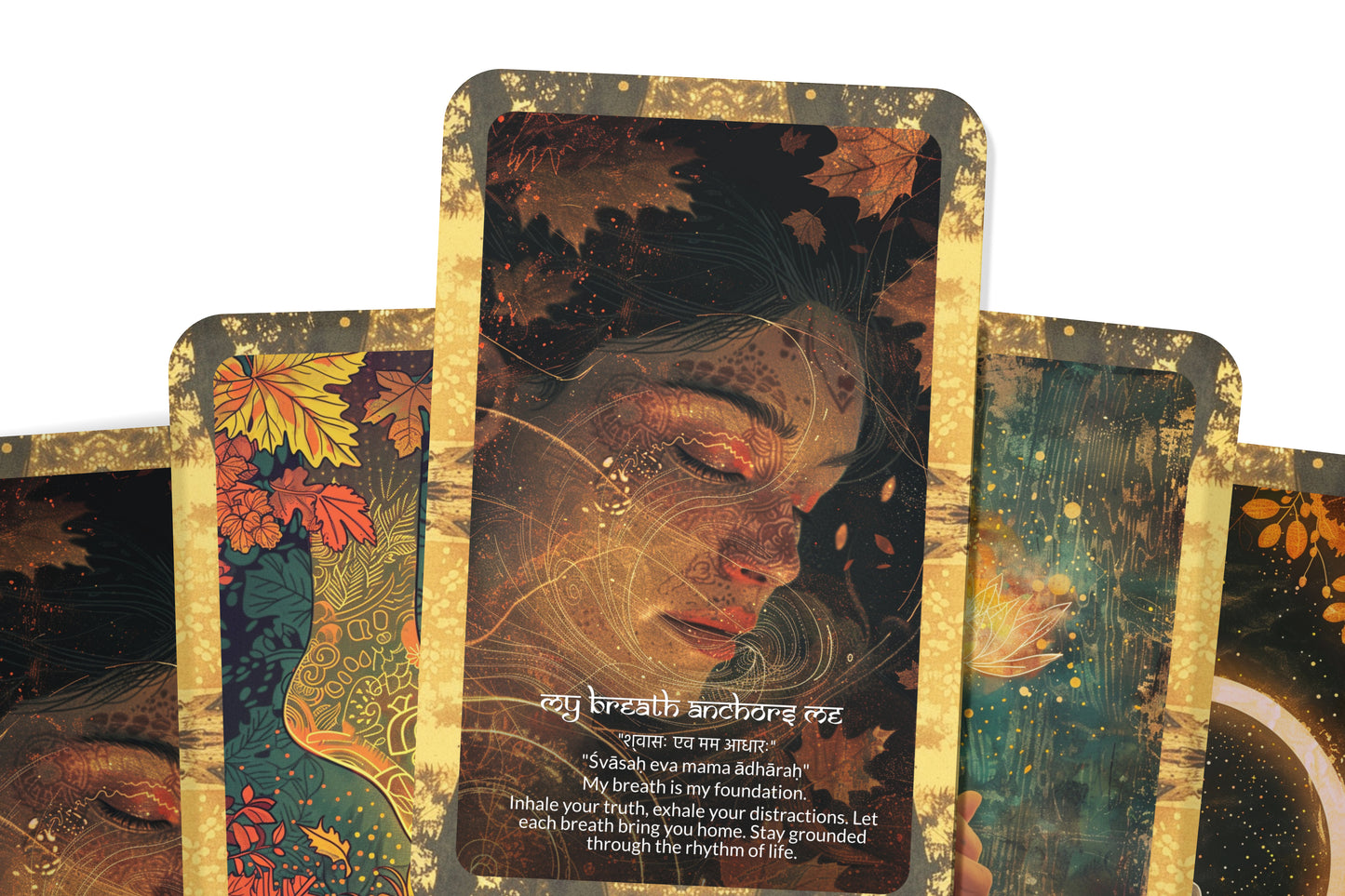 Presence Mantra – A Mindfulness Oracle Deck – 22 Oracle Cards – Living in the Eternal Now