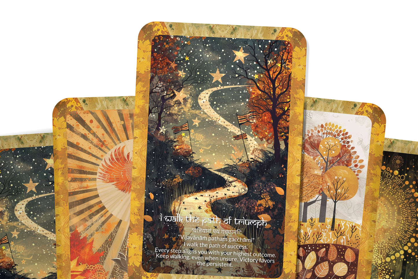 Success Mantra – A Manifestation Oracle Deck – 22 Oracle Cards – Aligning with Triumph and Purpose