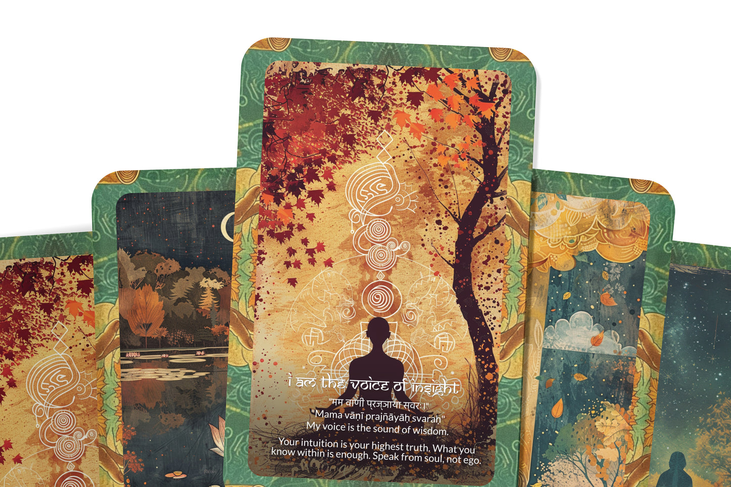 Oracle Mantra – A Divine Message Oracle Deck – 22 Oracle Cards – Channeling Sacred Truths