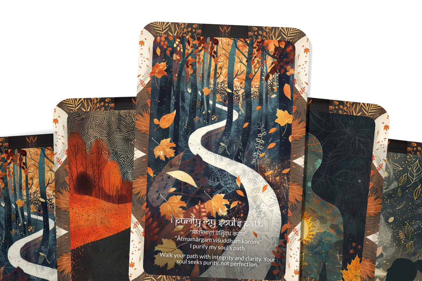 Karma-Clearing Mantra – A Liberation Oracle Deck – 22 Oracle Cards – Releasing Past Energies