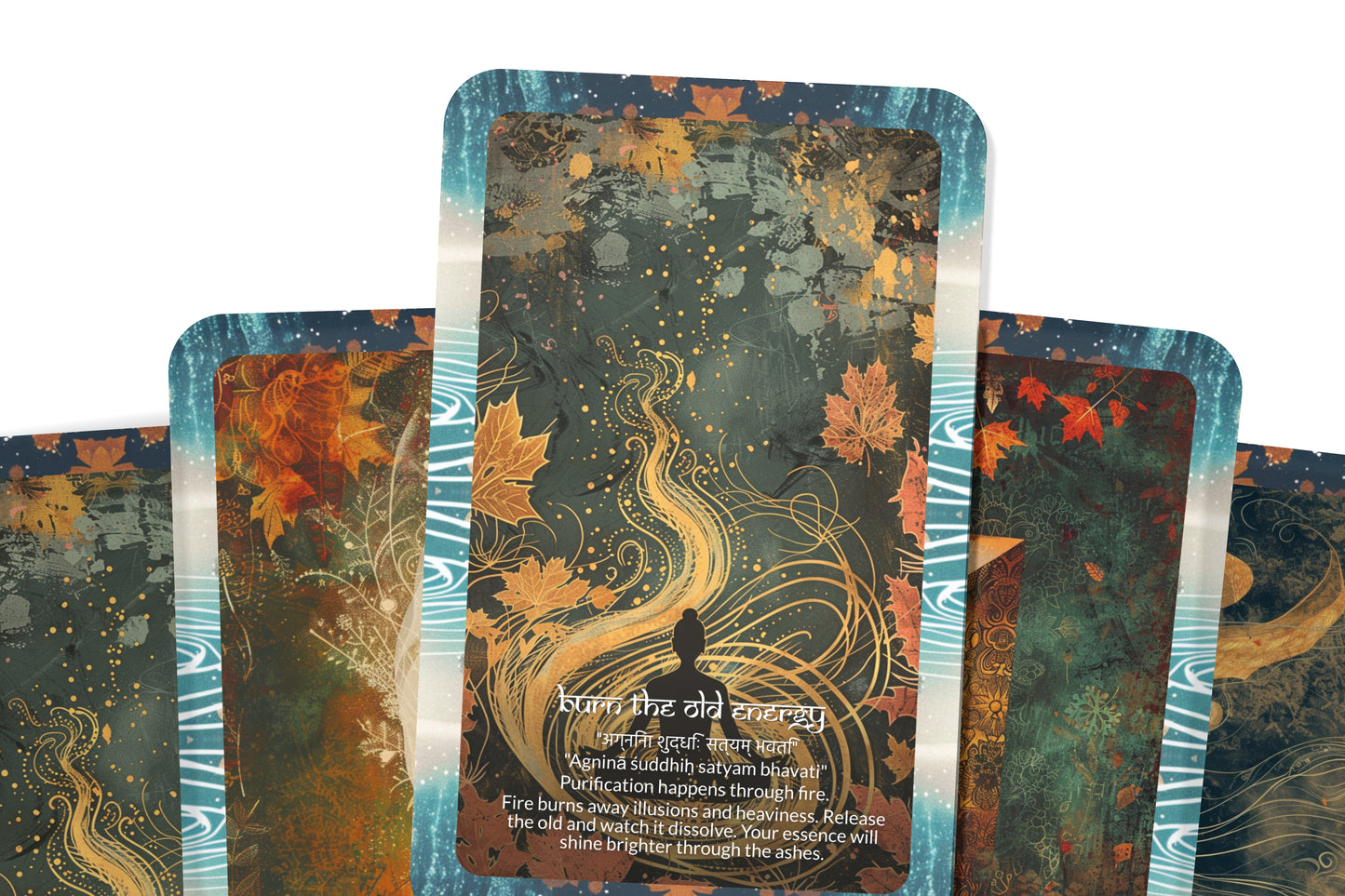 Purification Mantra – A Soul Detox Oracle Deck – 22 Oracle Cards – Cleansing Mind, Body, Spirit