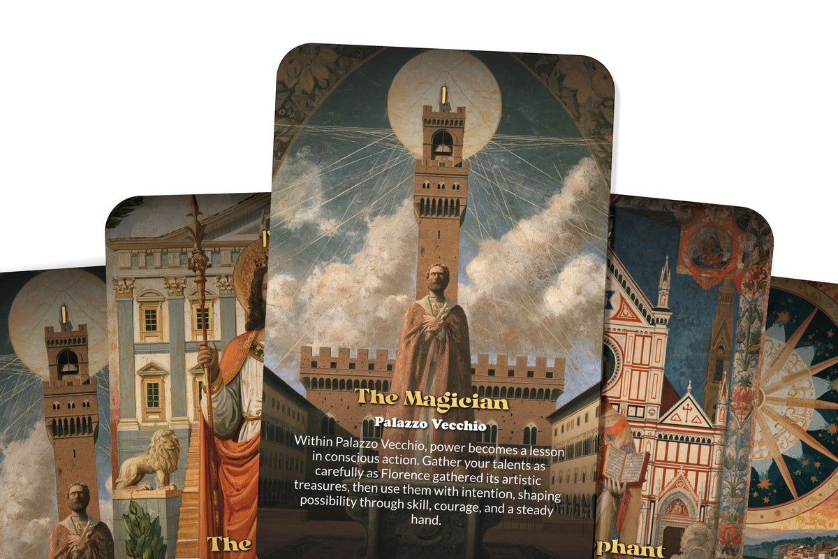 The Tarot of Florence – A Renaissance Wisdom Tarot Deck – 22 Tarot Cards – Art, Beauty, and Italian Enlightenment