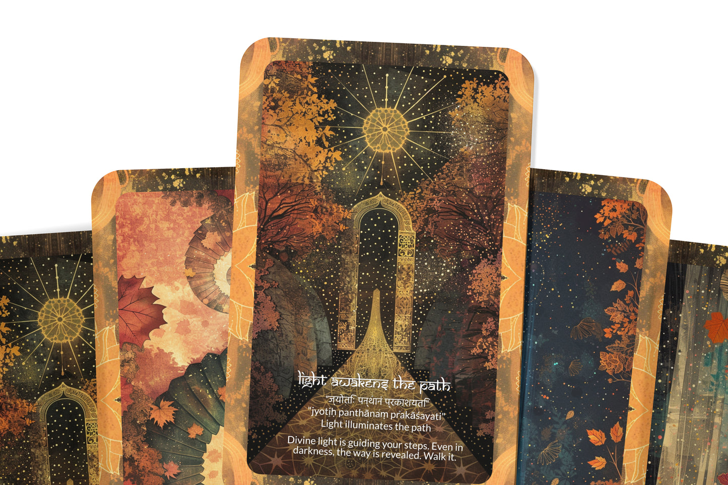 Ascension Mantra – A Divine Rising Oracle Deck – 22 Oracle Cards – Pathways to the Higher Self