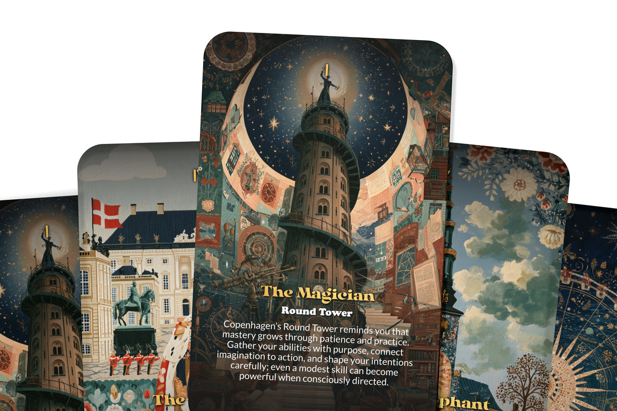 The Tarot of Copenhagen – A Nordic Heritage Tarot Deck – 22 Tarot Cards – Sea Legends and Scandinavian Spirit