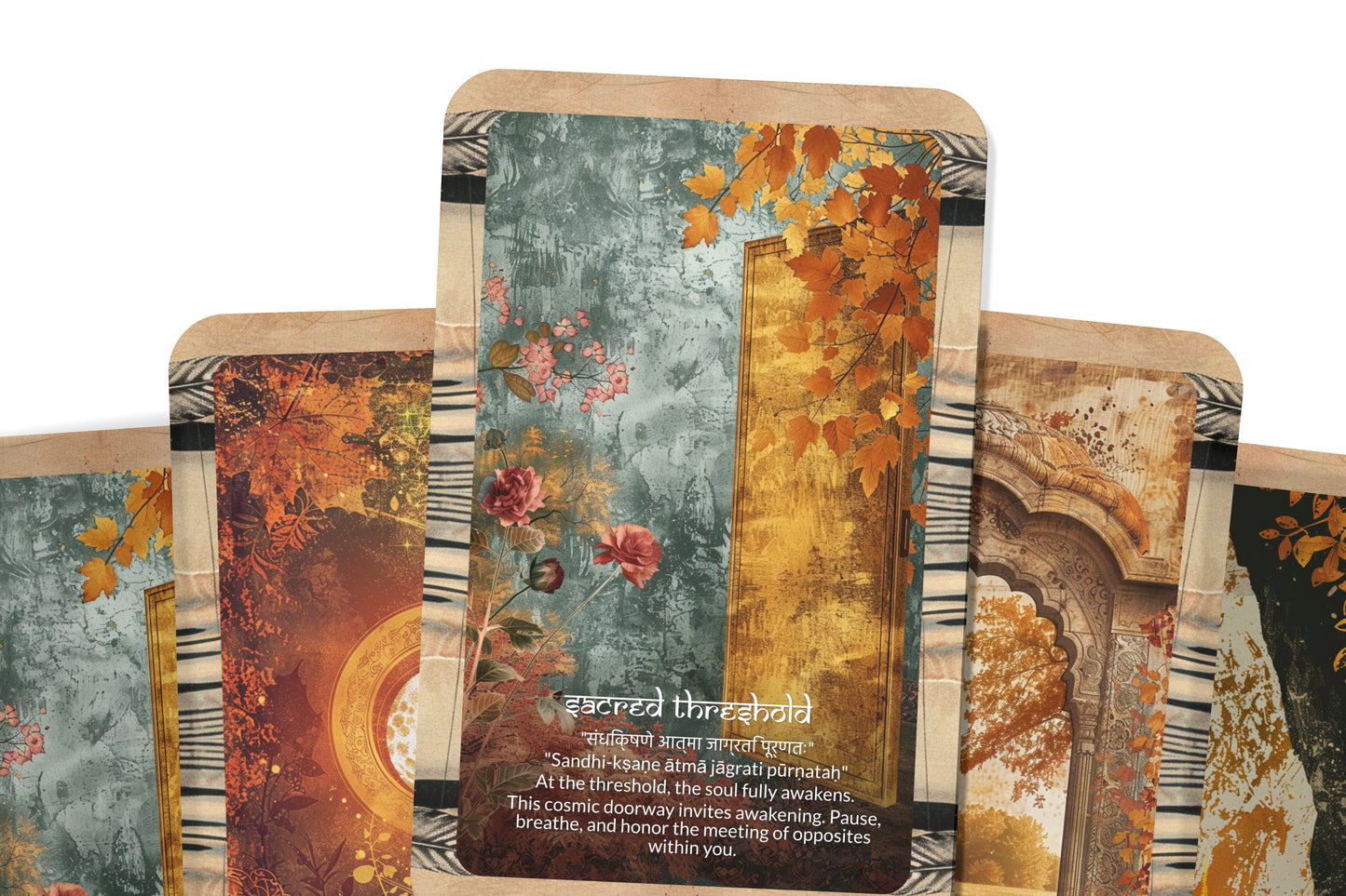 Equinox Mantra – A Balance and Transition Oracle Deck – 22 Oracle Cards – Aligning Light and Dark