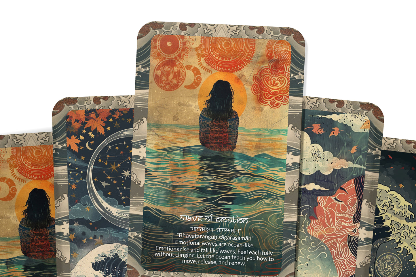 Ocean Mantra – A Flow Oracle Deck – 22 Oracle Cards – Depth, Emotion, and Surrender