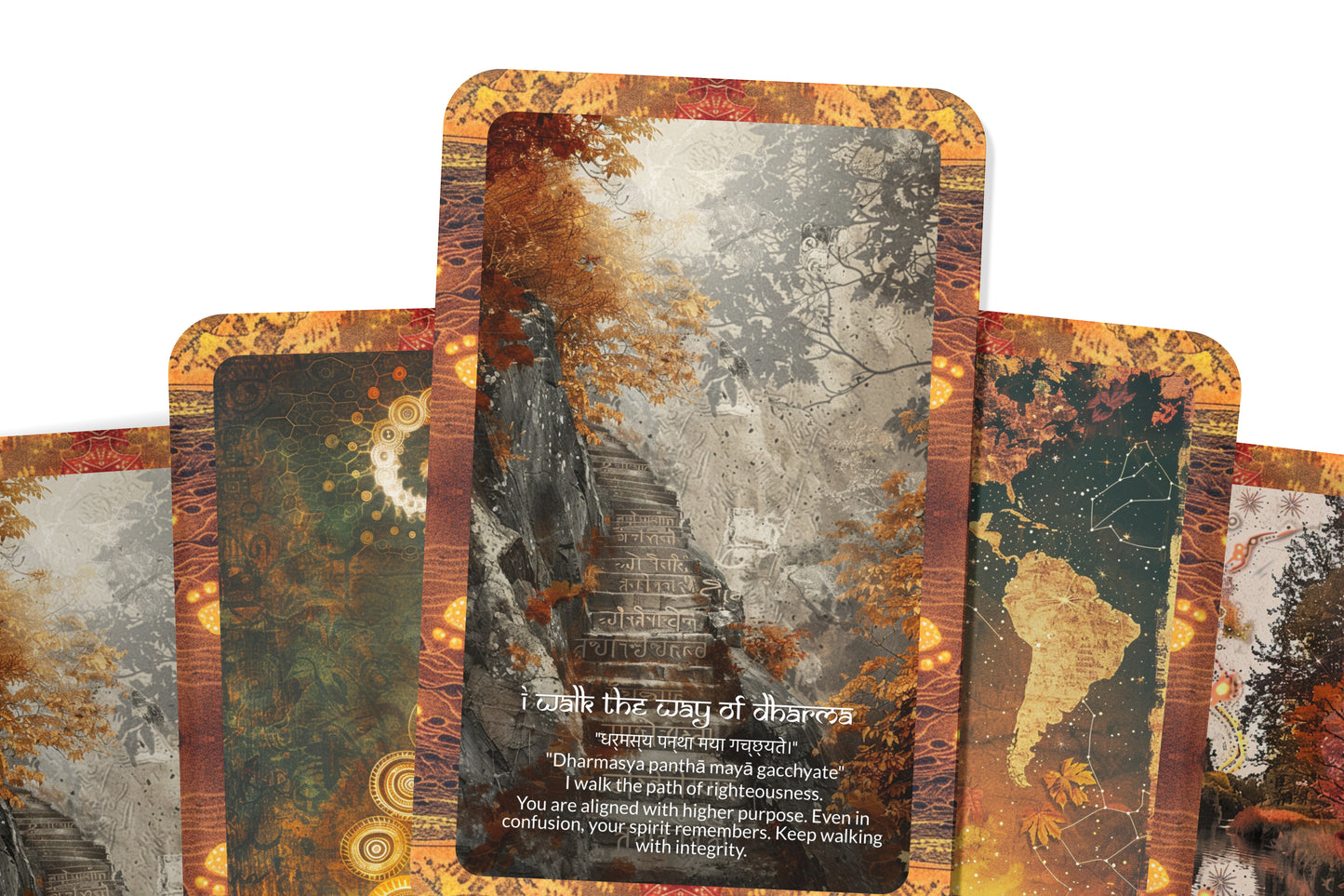 Path Mantra – A Life Journey Oracle Deck – 22 Oracle Cards – Walking the Soul’s Road
