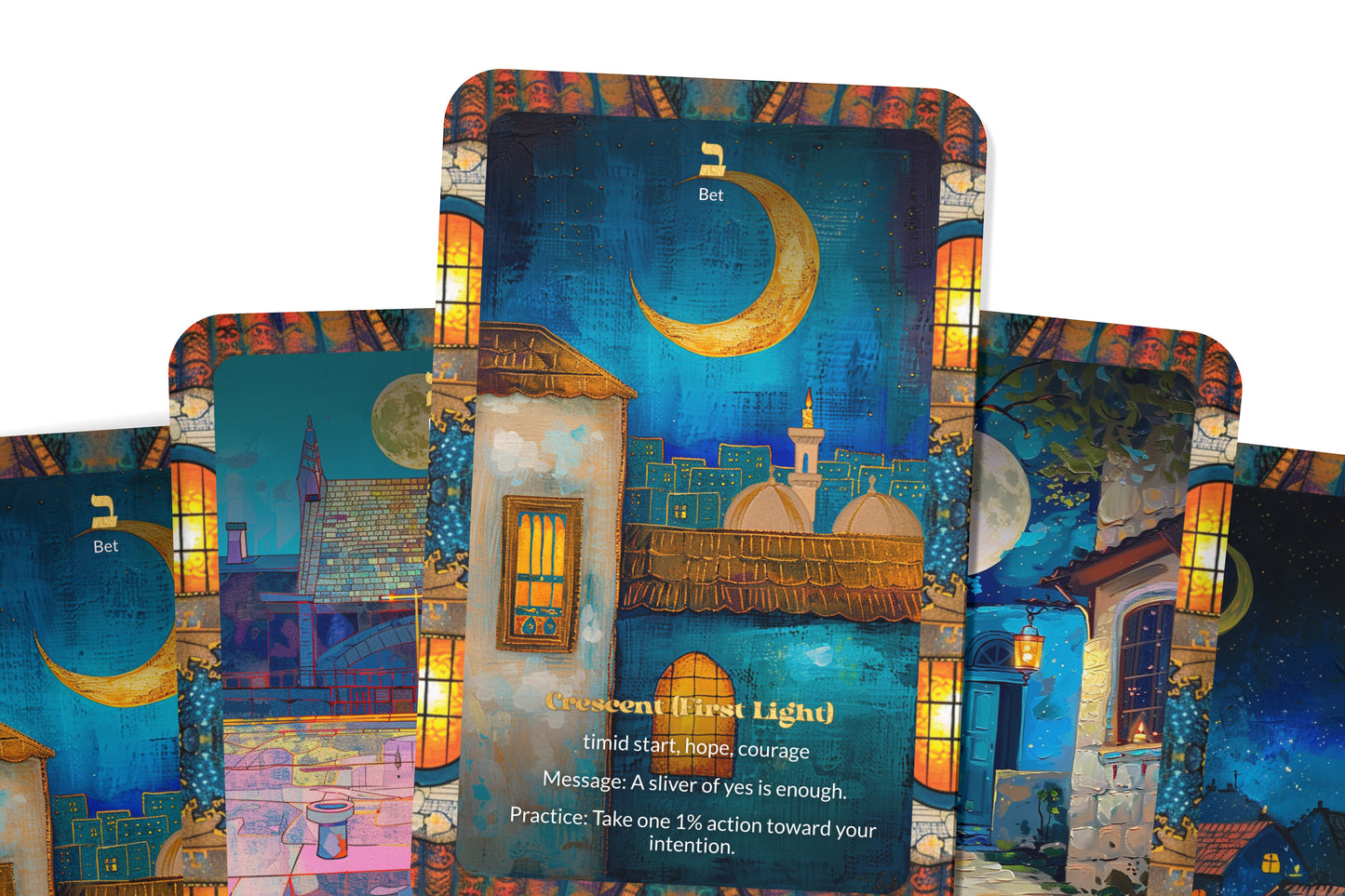The Moon Oracle – 22 Oracle Cards – Cycles of Hidden Illumination