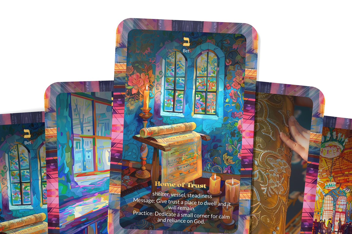 Trust Oracle – Bitachon as a Path – 22 Oracle Cards – Rest in Divine Care