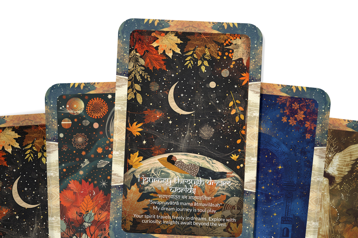 Dream Mantra – A Night Realms Oracle Deck – 22 Oracle Cards – Unlocking the Language of Dreams