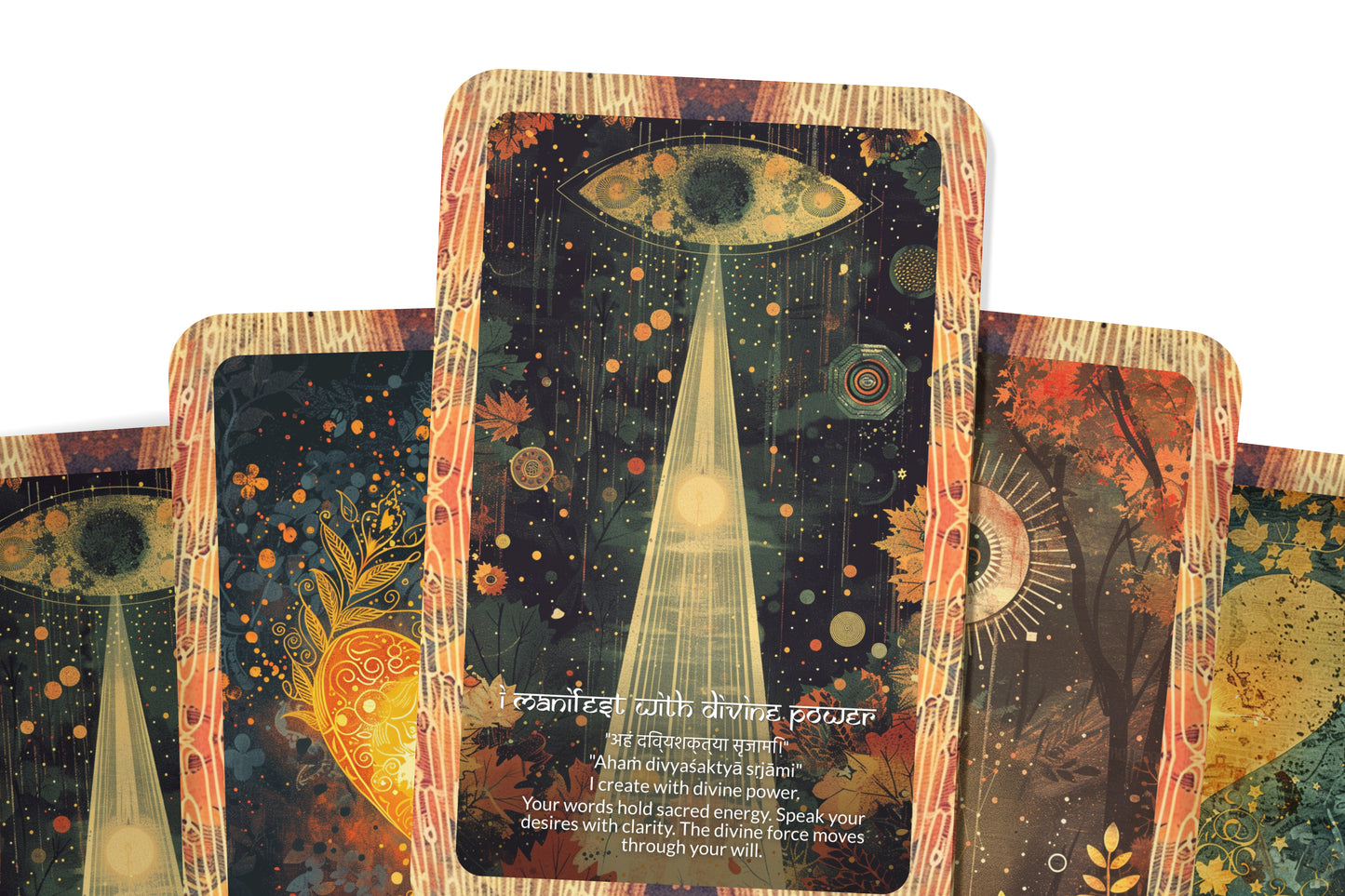 Manifestation Mantra – A Creation Oracle Deck – 22 Oracle Cards – Calling Dreams into Reality