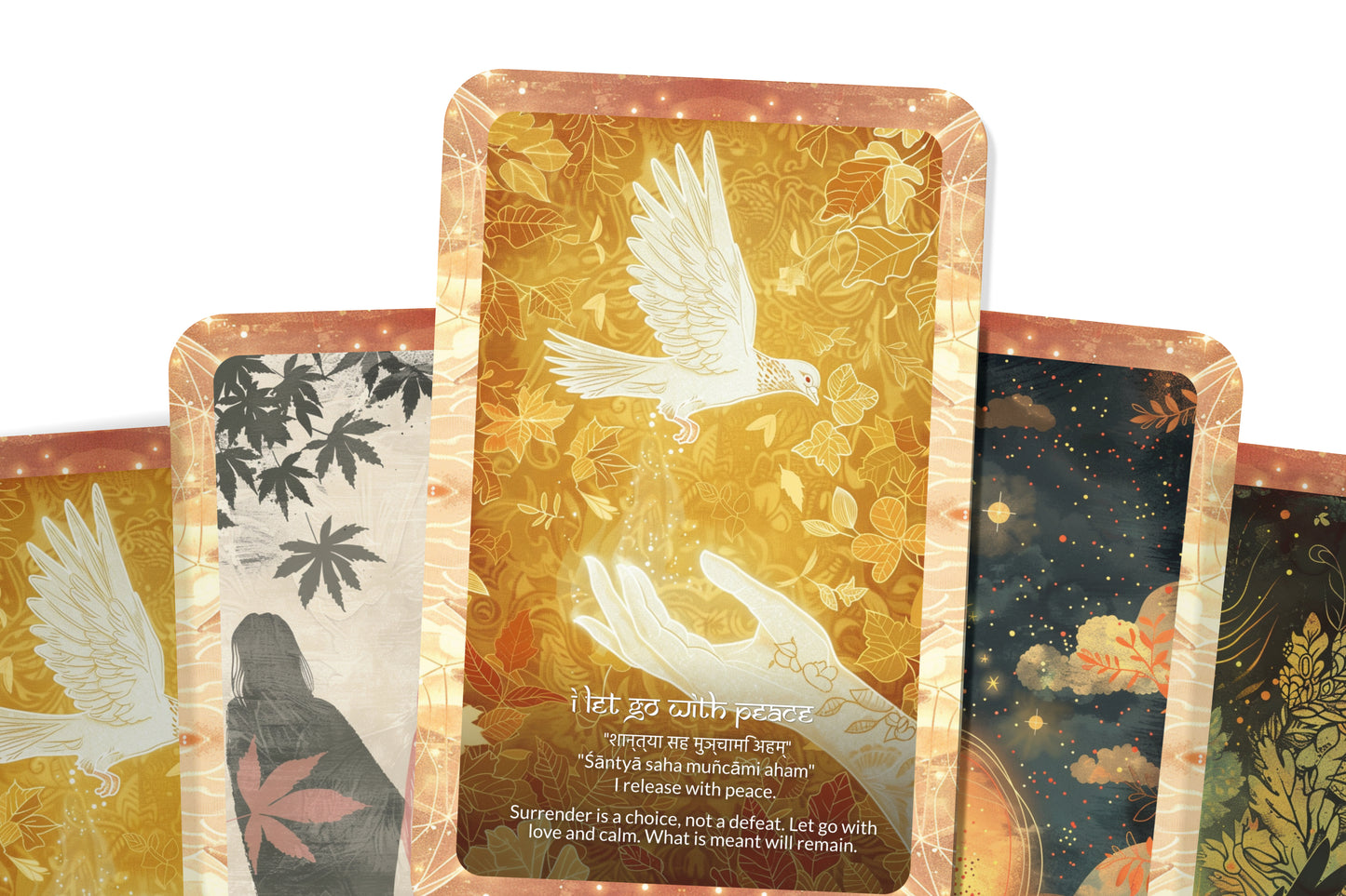 Surrender Mantra – A Trust Oracle Deck – 22 Oracle Cards – Letting Go to Receive More