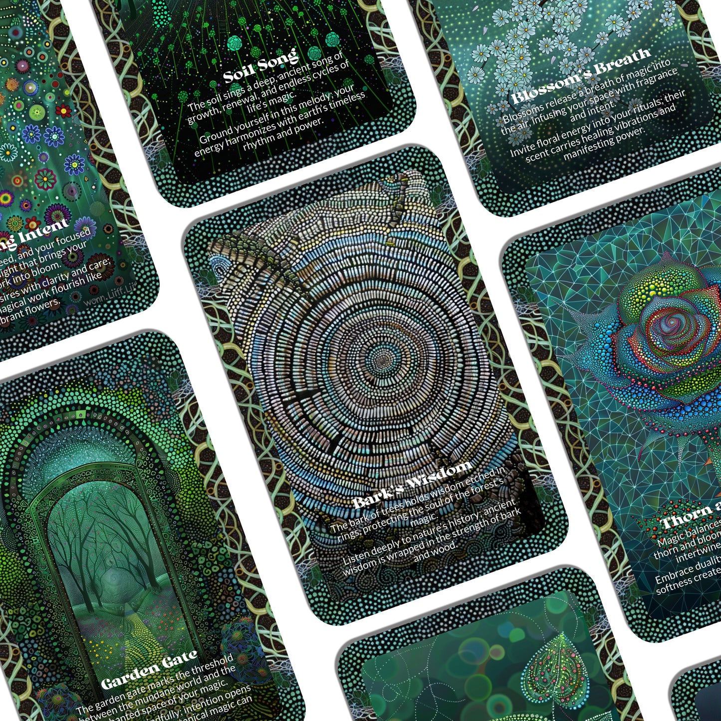 Soil & Spell – A Botanical Energy Work Oracle Deck – 22 Oracle Cards – Grow Magick from the Ground Up
