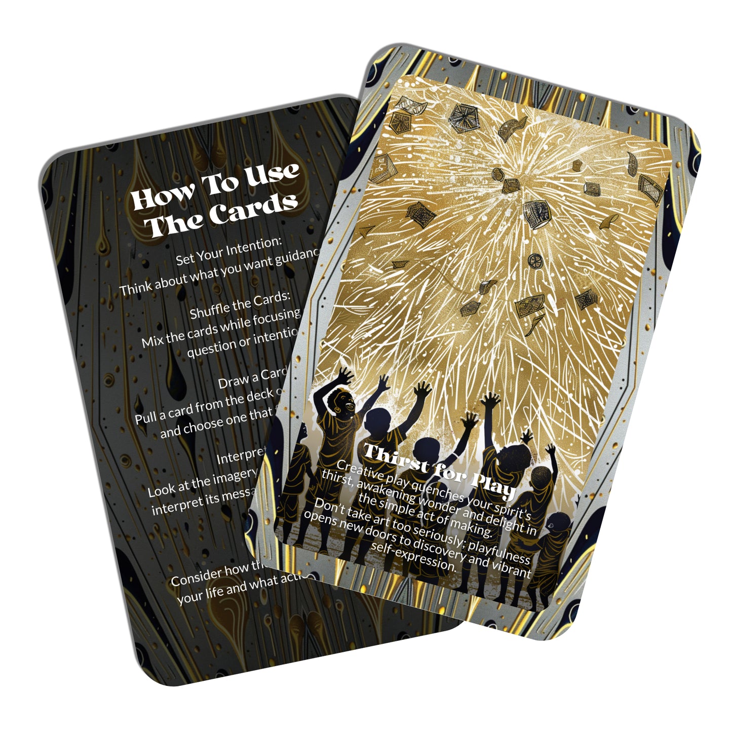 Color Thirst – A Vibrant Expression Oracle Deck – 22 Oracle Cards – Quench Your Craving to Be Seen