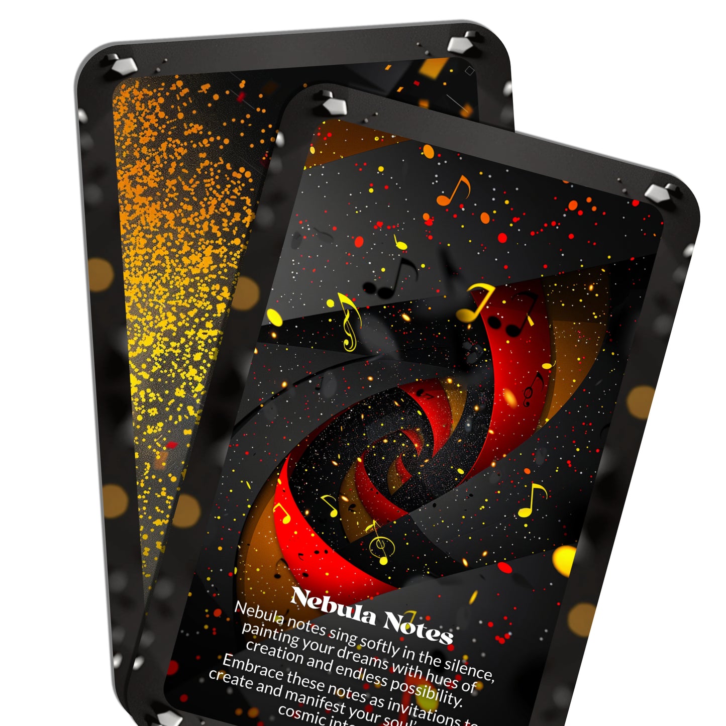 Cosmic Dust Notes – A Galactic Insight Oracle Deck – 22 Oracle Cards – Tiny Messages from Distant Stars
