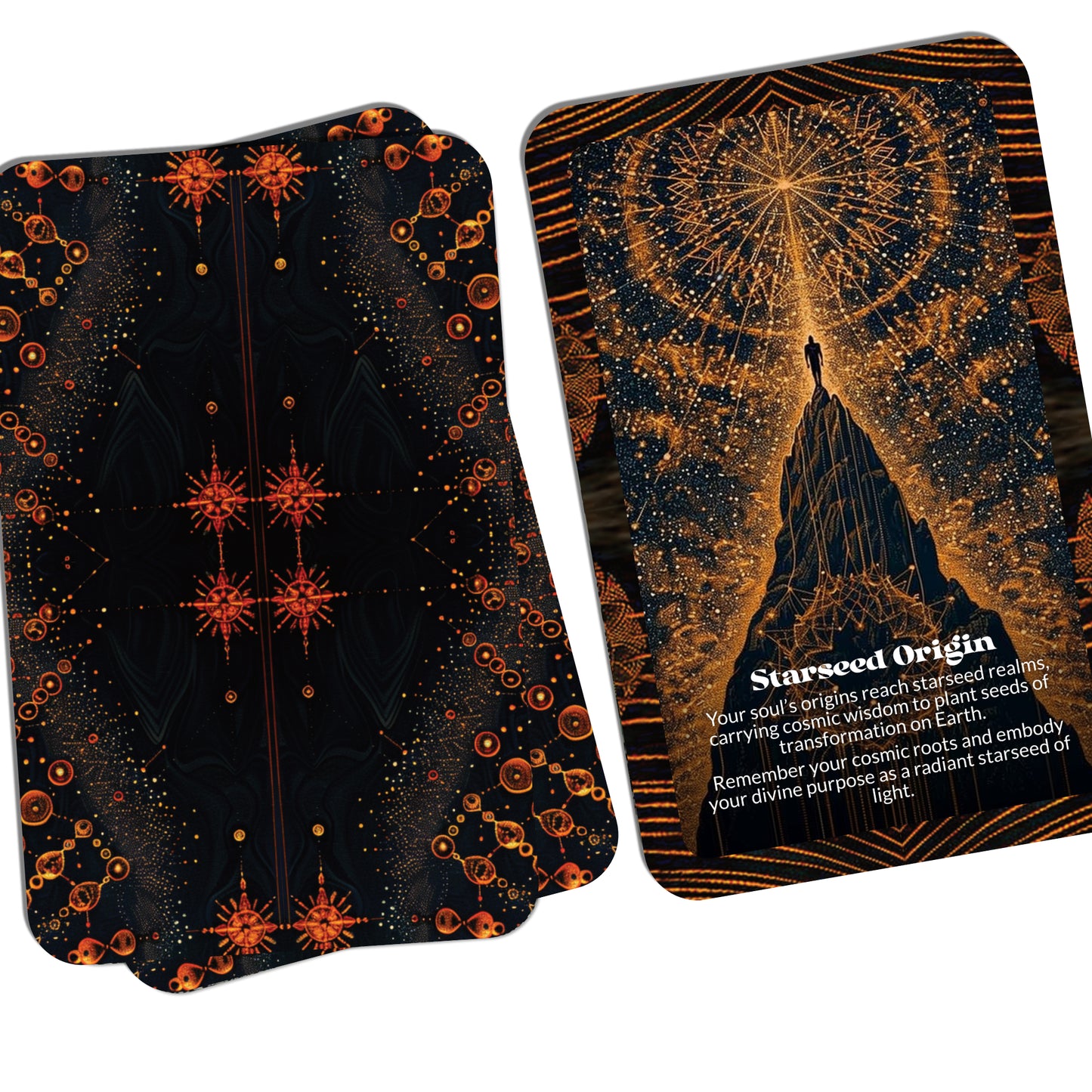 Spine of the Stars – A Galactic Truth Oracle Deck – 22 Oracle Cards – Celestial Alignment Through Inner Knowing