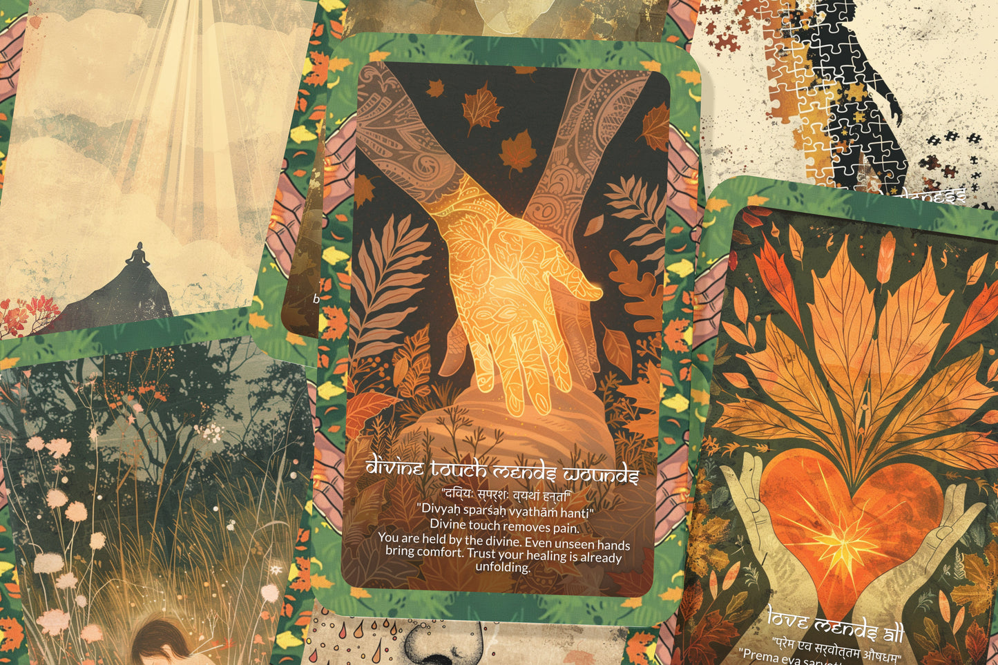 Healing Mantra – A Restoration Oracle Deck – 22 Oracle Cards – Returning to Wholeness