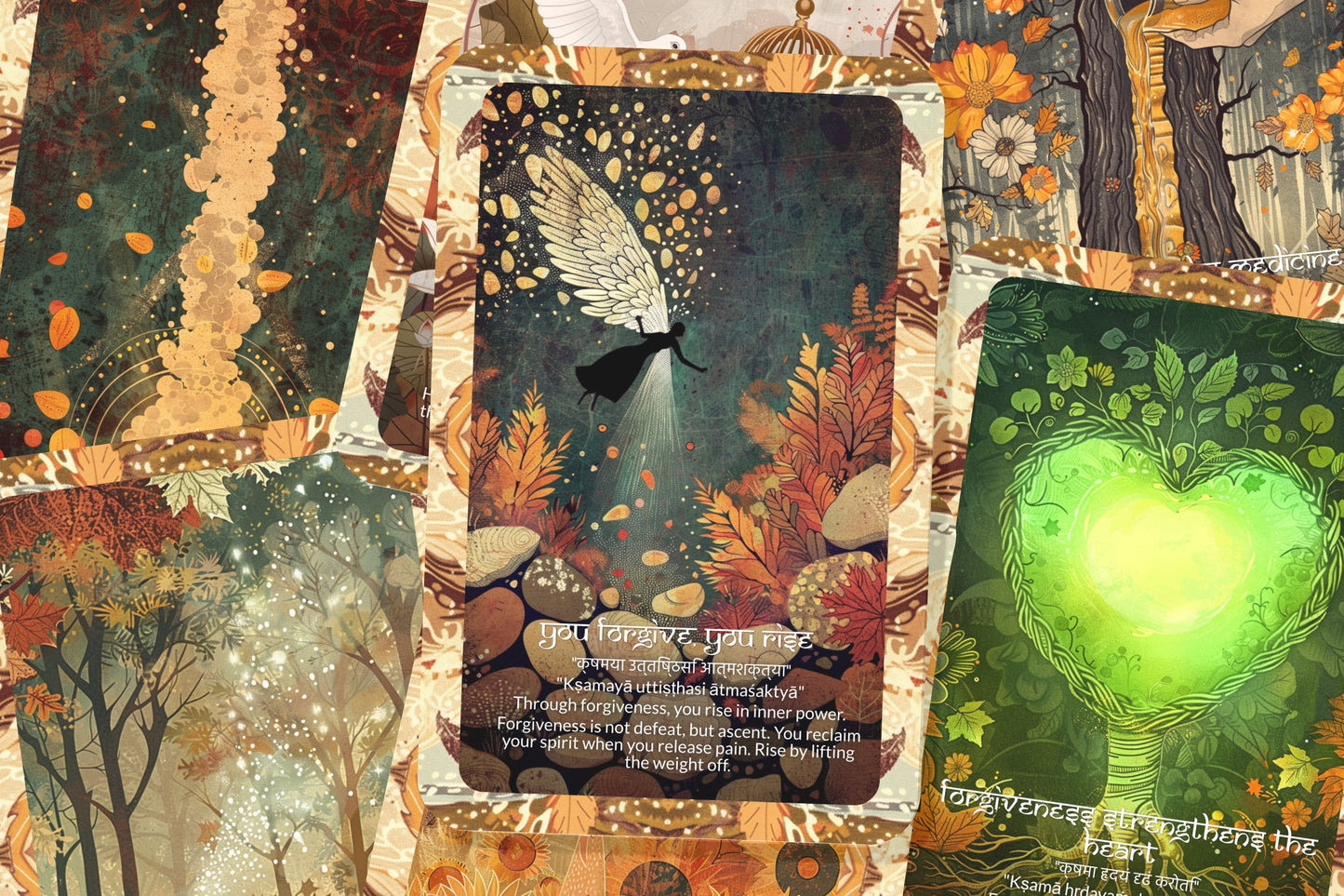 Healance Mantra – A Vibrational Healing Oracle Deck – 22 Oracle Cards – Energy Medicine for the Soul