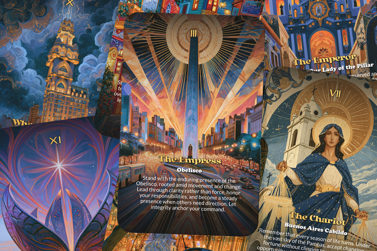 The Tarot of Buenos Aires – A Tango Spirit Tarot Deck – 22 Tarot Cards – Passion, Rhythm, and Argentine Soul