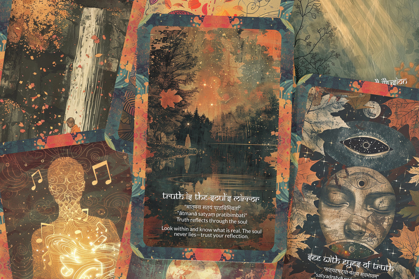 Truth Mantra – A Soul Integrity Oracle Deck – 22 Oracle Cards – Speak, Live, and Be Your Truth