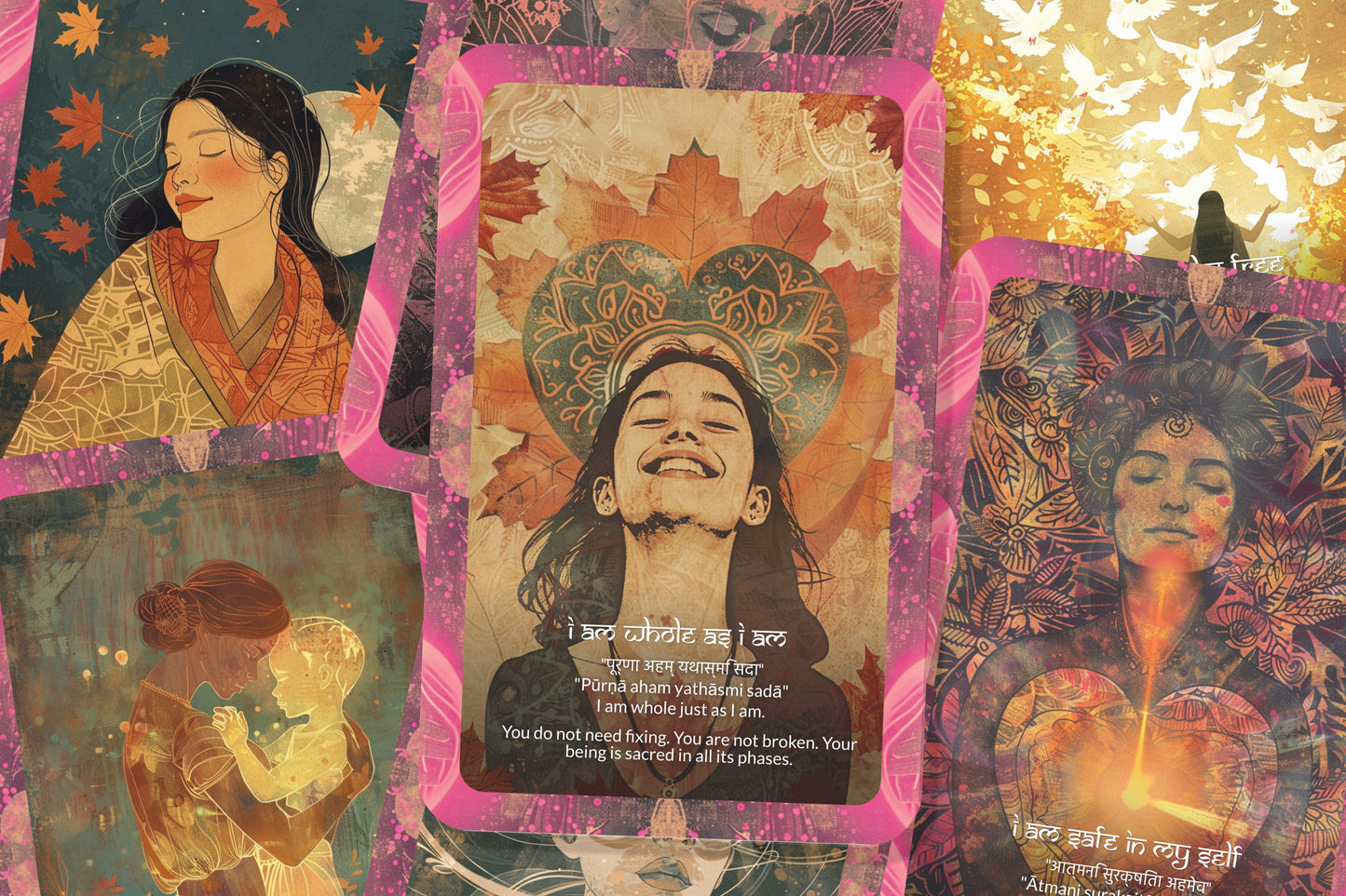 Inner Healing Mantra – A Self-Reclamation Oracle Deck – 22 Oracle Cards – Awakening the Healer Within