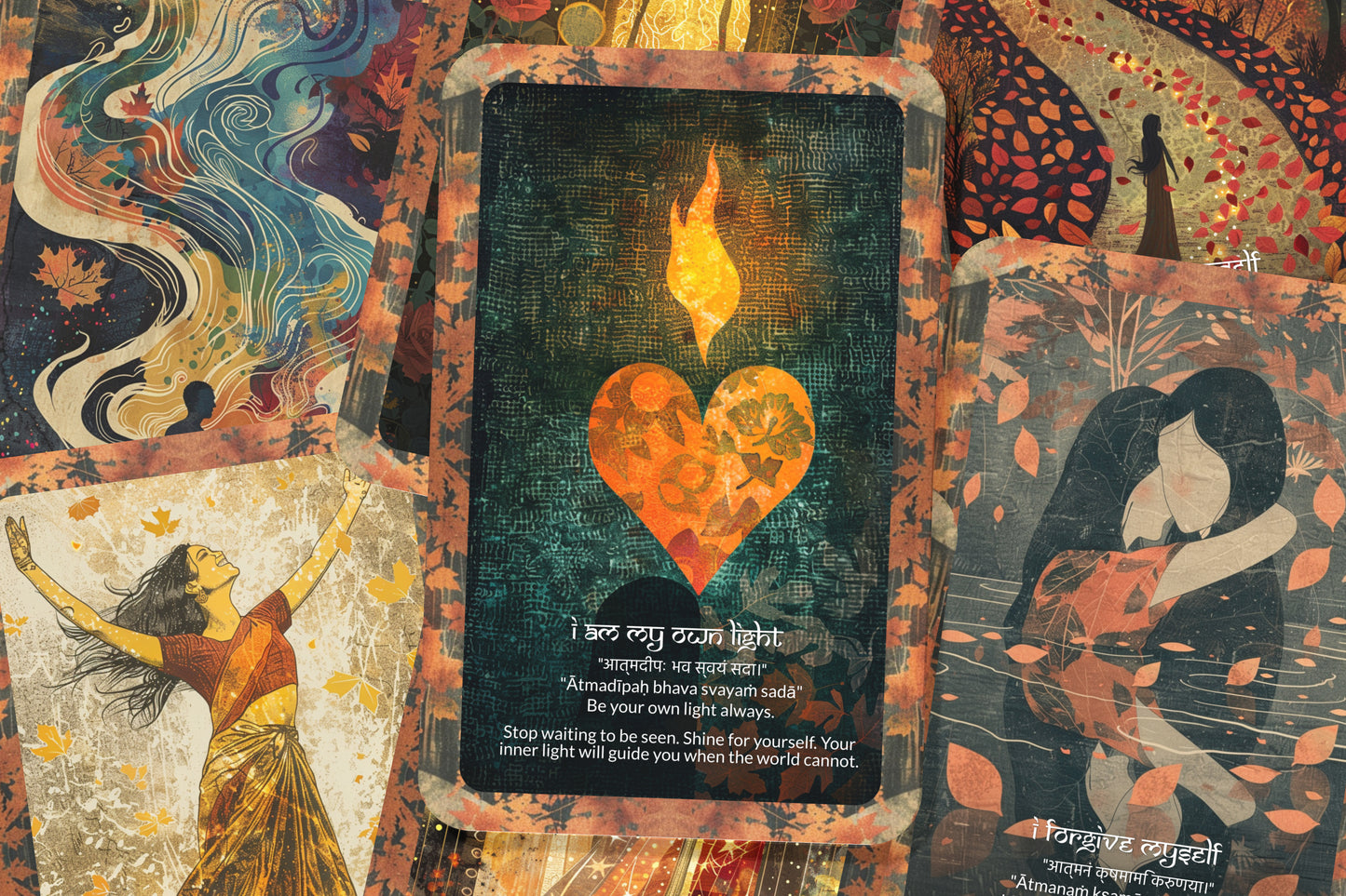 Self-Love Mantra – A Worthiness Oracle Deck – 22 Oracle Cards – Embracing the Beauty Within