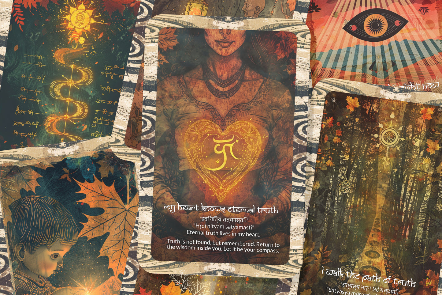 Sage Mantra – A Wisdom Keeper Oracle Deck – 22 Oracle Cards – Guidance from the Ancient Path