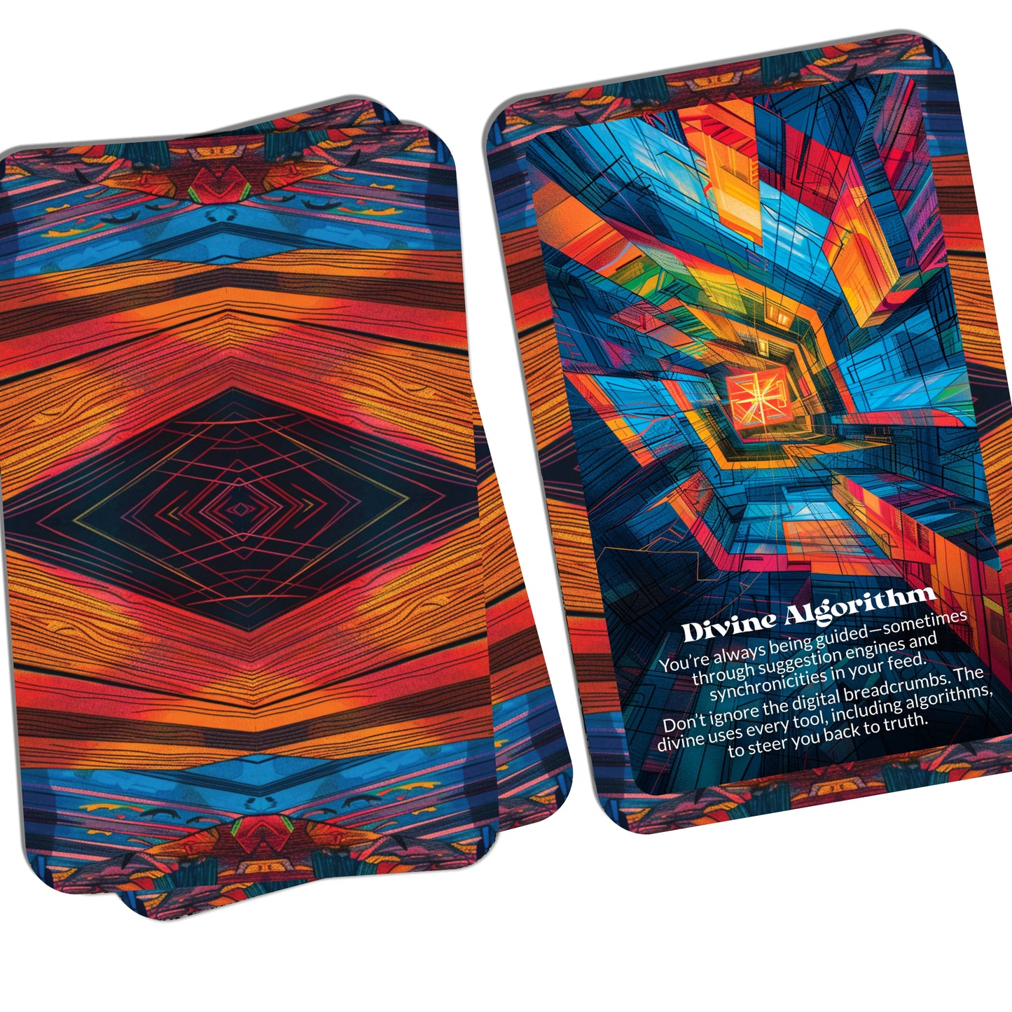 Screens & Symbols – A Digital Divination Oracle Deck – 22 Oracle Cards – Scroll Through the Sacred Code