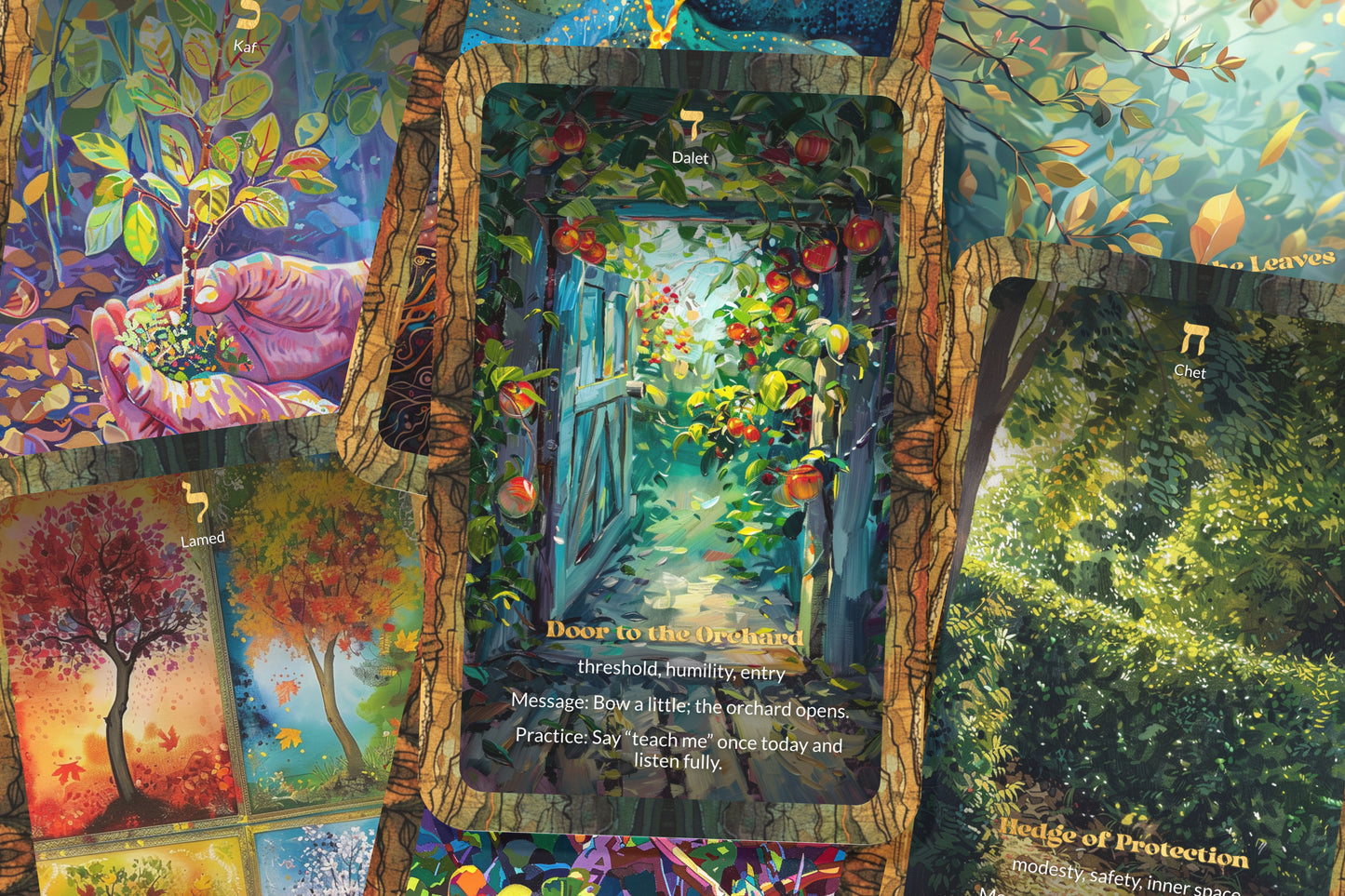 The Tree of Life Breslov Oracle – Roots in Heaven, Branches on Earth – 22 Oracle Cards – Kabbalistic Growth