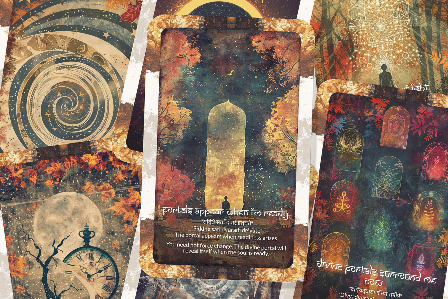 Portal Mantra – A Gateway Oracle Deck – 22 Oracle Cards – Enter the Realms of Possibility