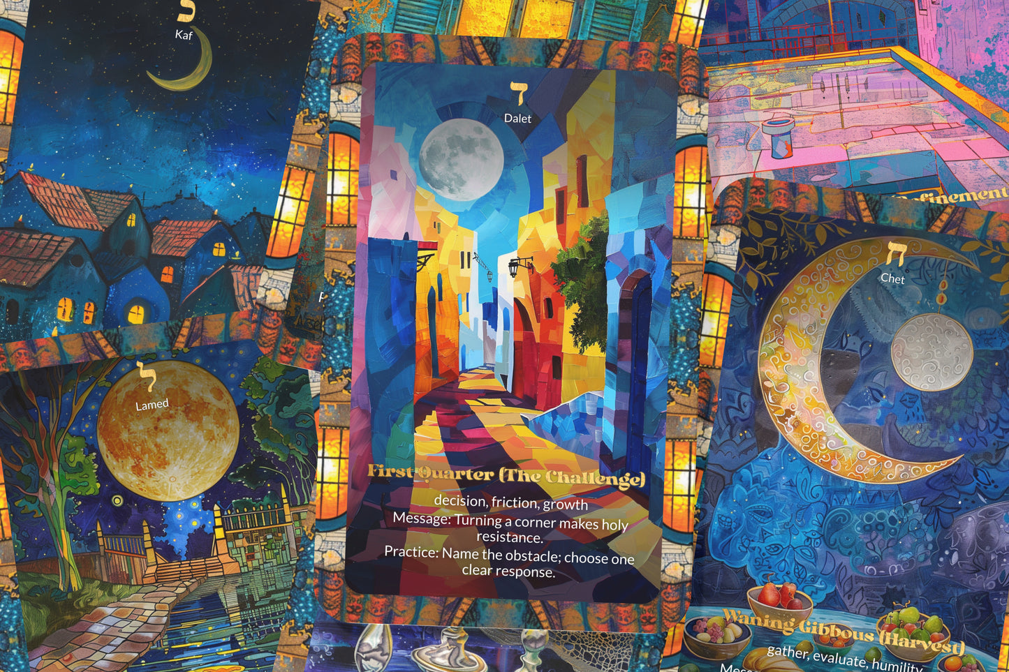 The Moon Oracle – 22 Oracle Cards – Cycles of Hidden Illumination