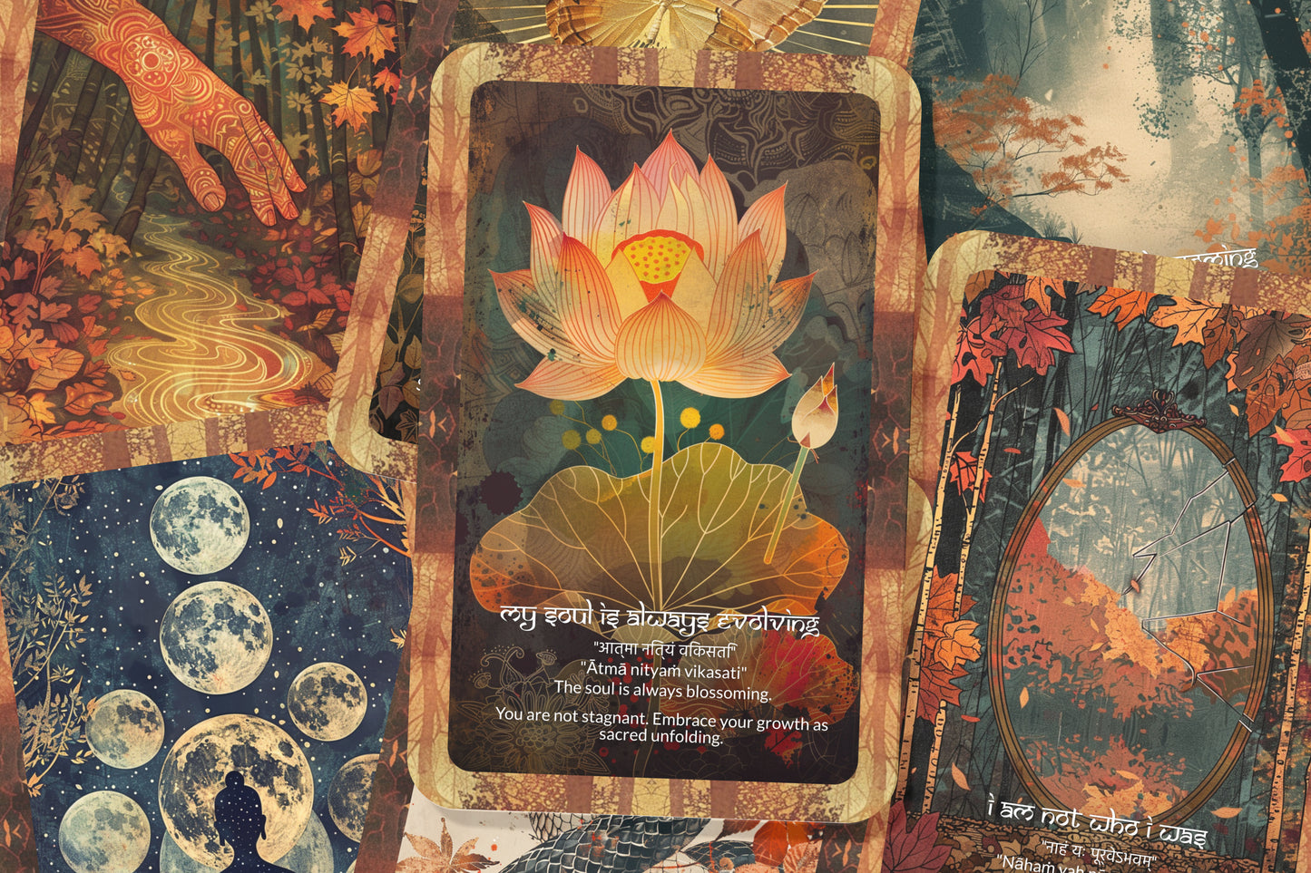 Transformation Mantra – An Alchemy Oracle Deck – 22 Oracle Cards – Evolve Through Fire and Light