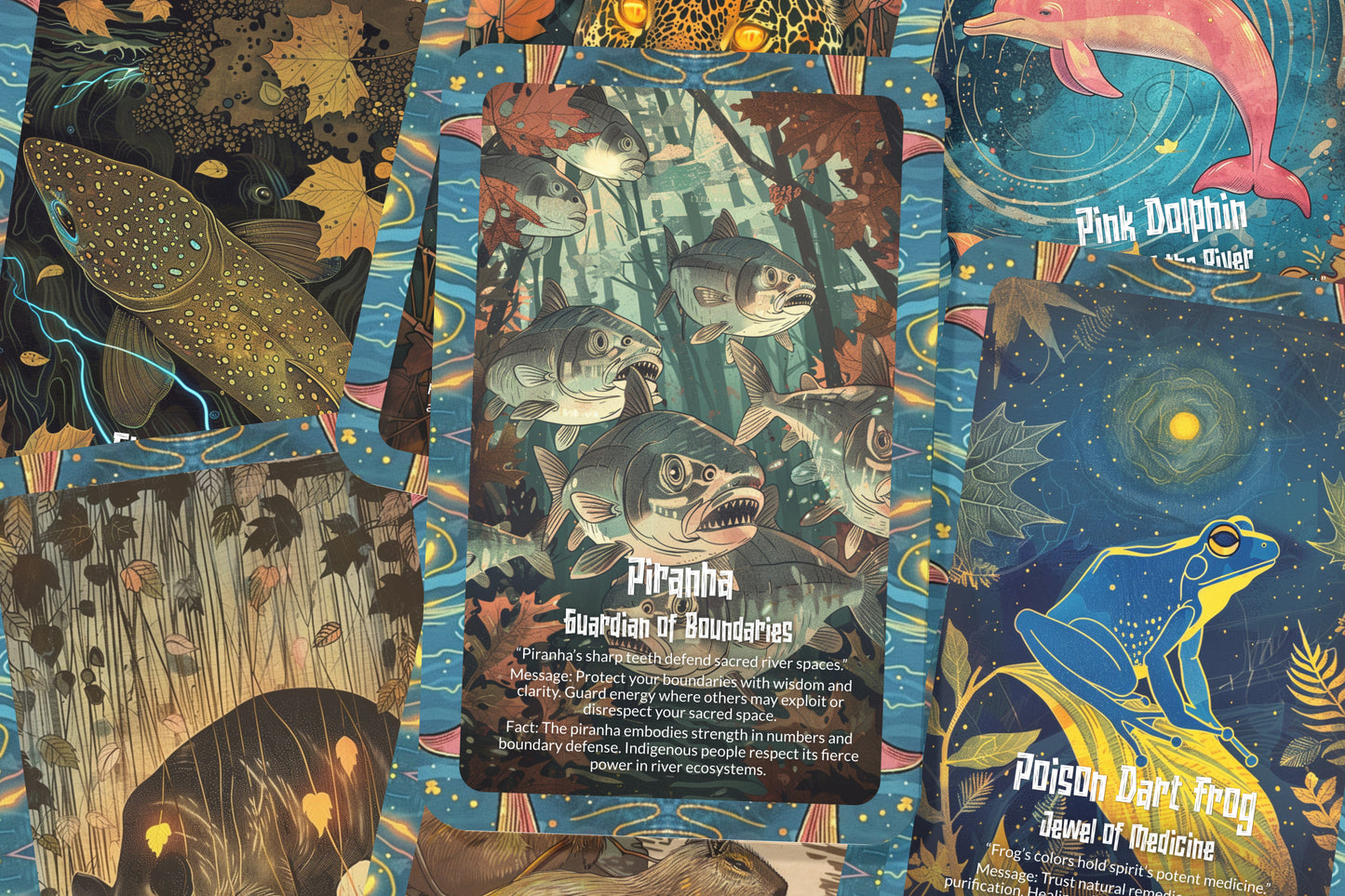 The Oracle of Amazonian Animals – A Spirit Allies Oracle Deck – 22 Oracle Cards – Totems of the Jungle