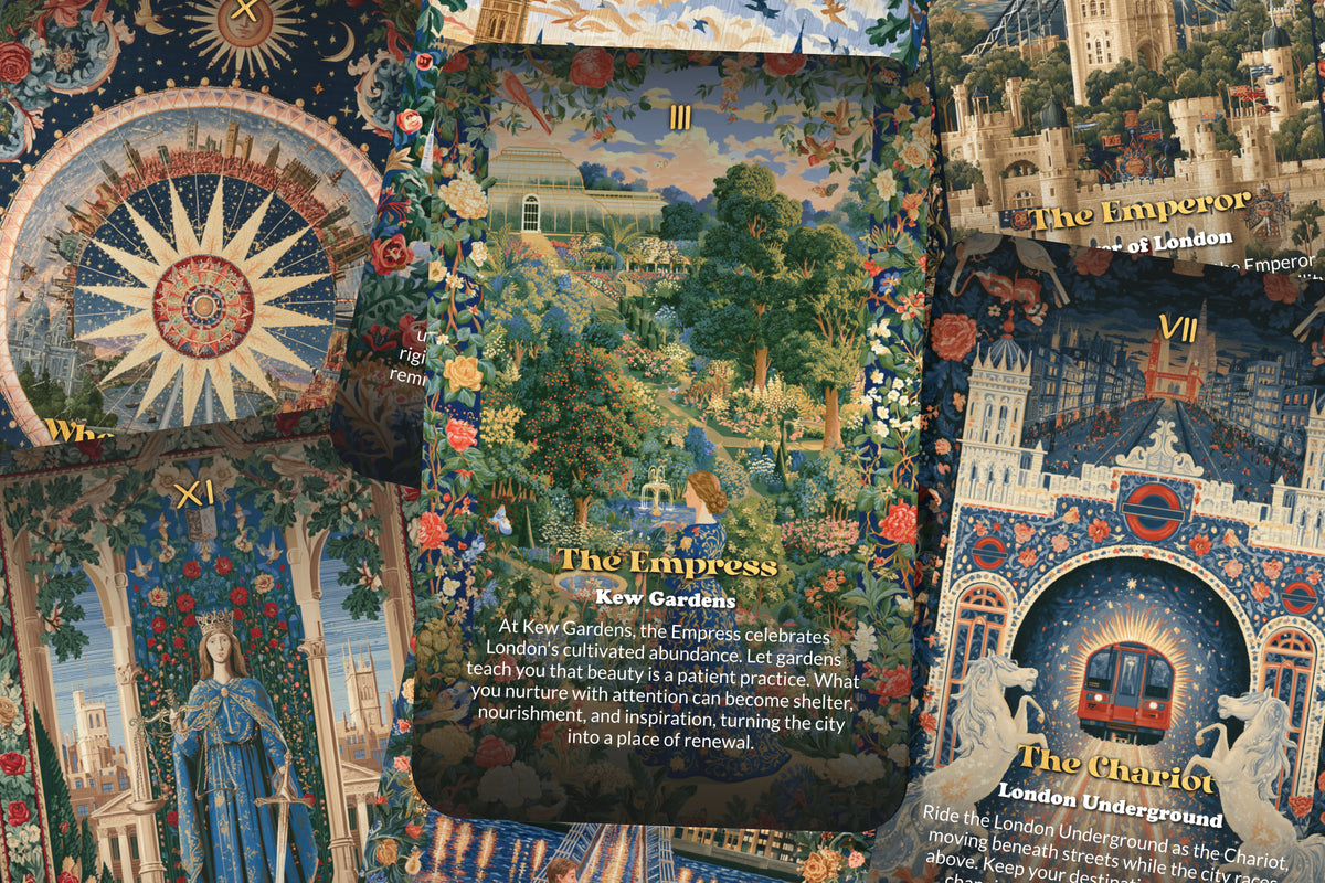 The Tarot of London – A Royal Heritage Tarot Deck – 22 Tarot Cards – Legends, Landmarks, and British Mysteries