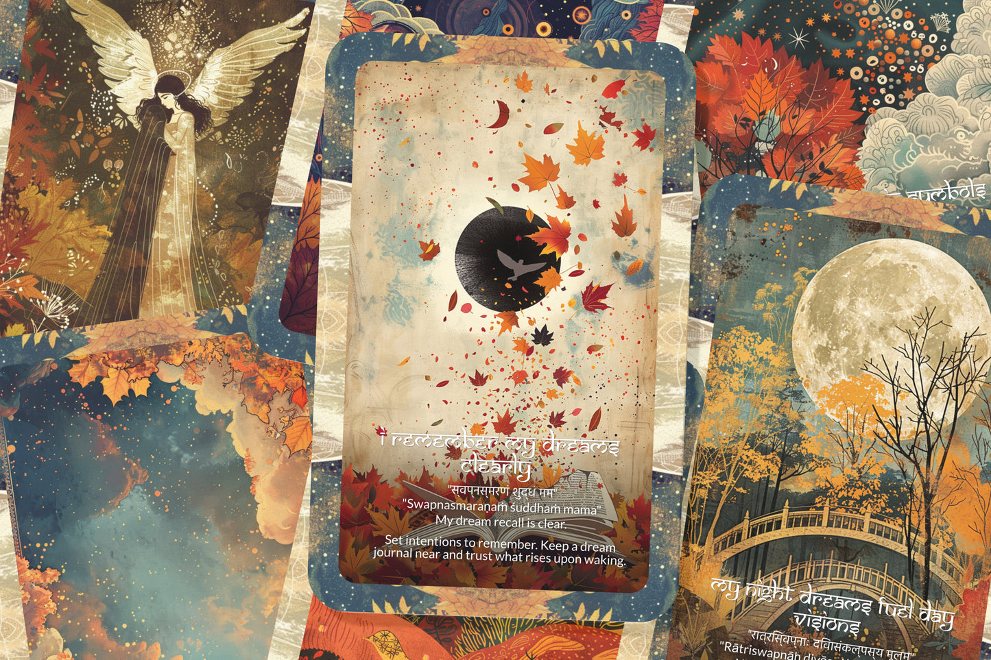 Dream Mantra – A Night Realms Oracle Deck – 22 Oracle Cards – Unlocking the Language of Dreams