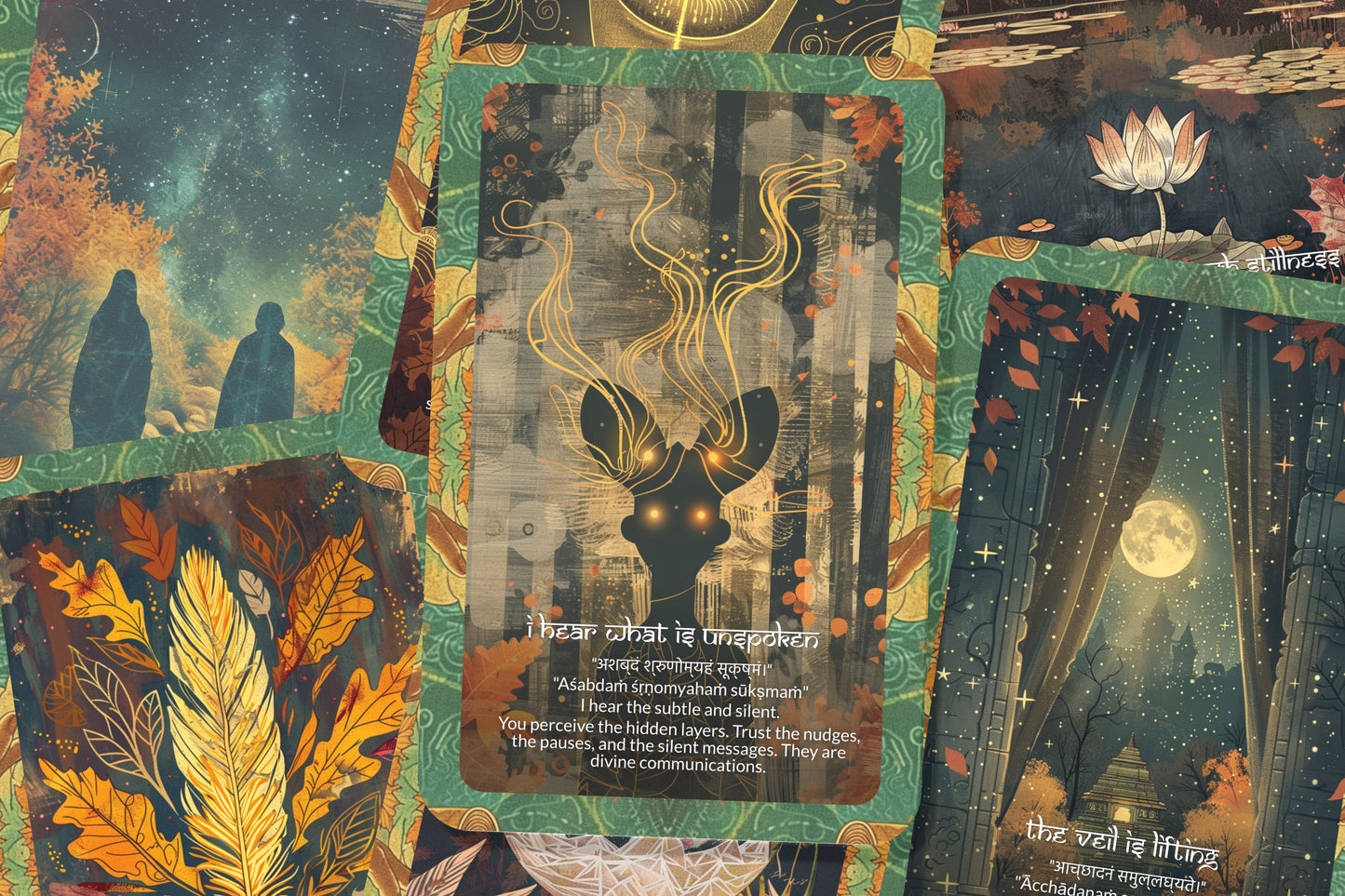 Oracle Mantra – A Divine Message Oracle Deck – 22 Oracle Cards – Channeling Sacred Truths