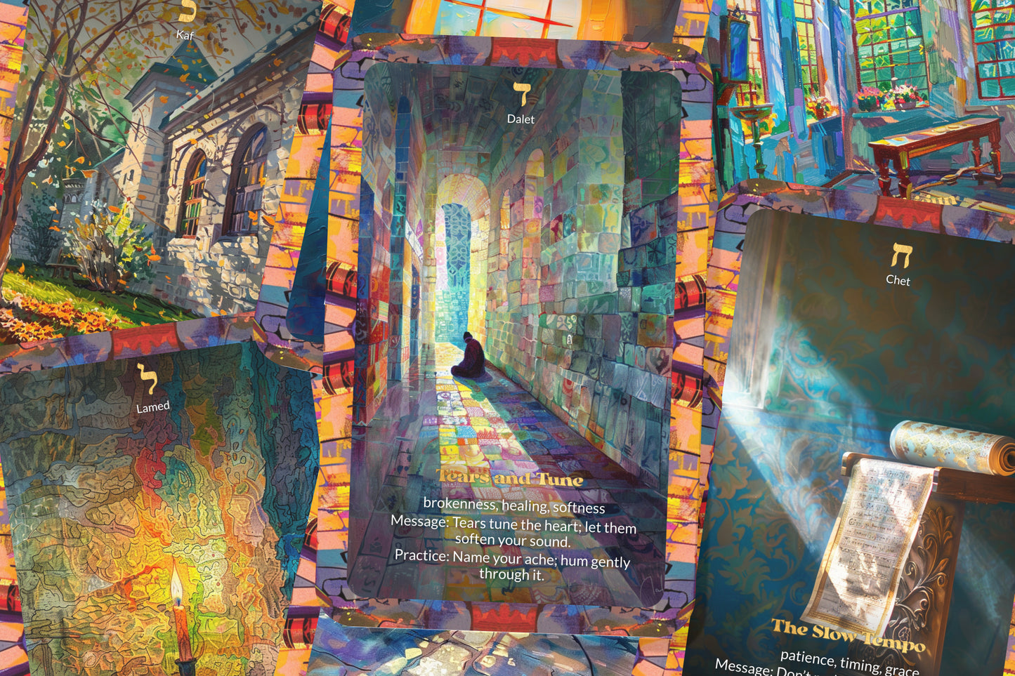 Song Oracle – Niggunim of the Soul – 22 Oracle Cards – Tune Into Sacred Melodies