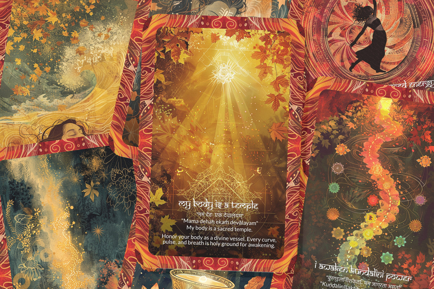 Tantric Mantra – A Sacred Union Oracle Deck – 22 Oracle Cards – Awakened Intimacy and Presence