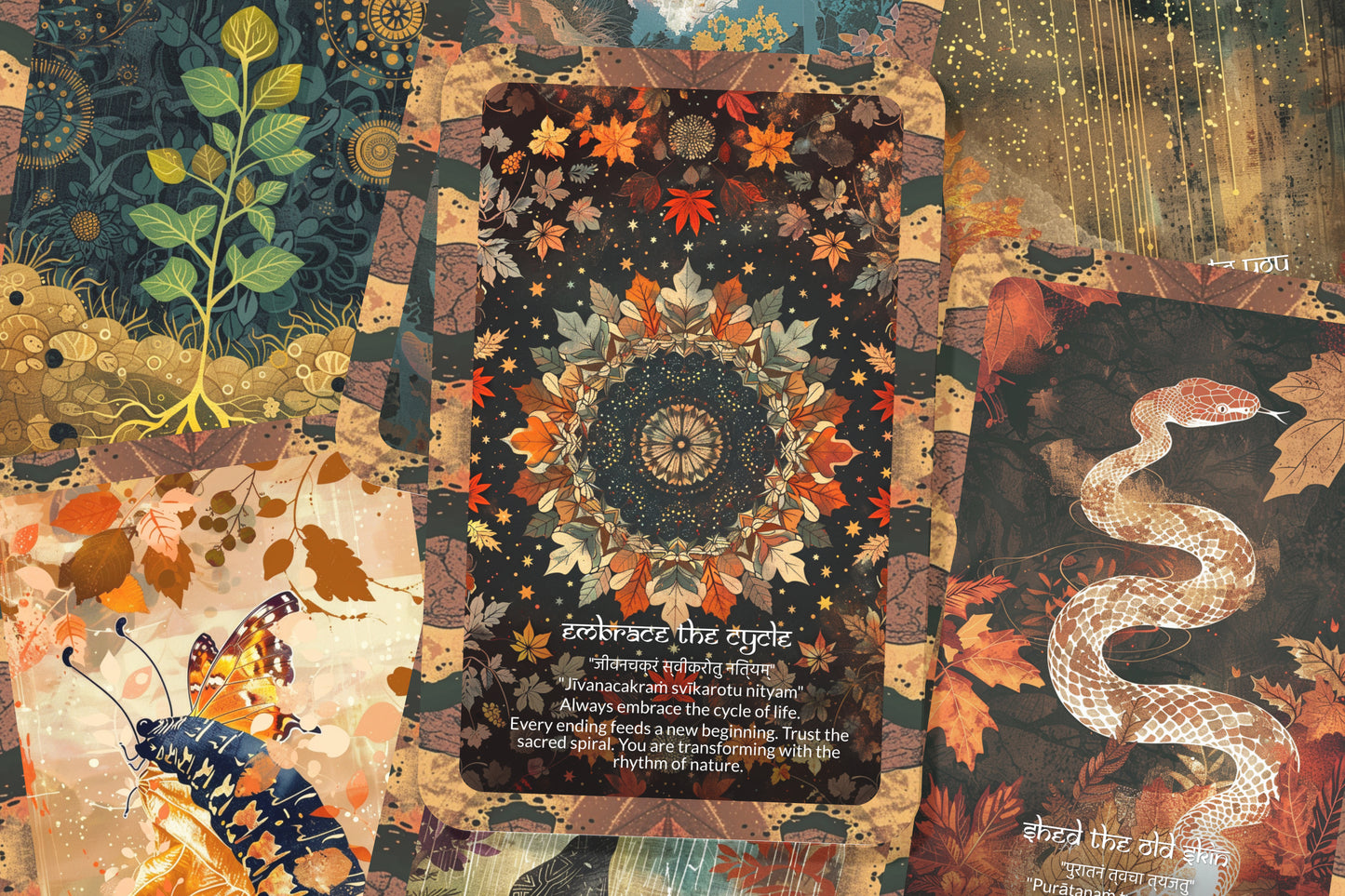 Renewal Mantra – A Soul Revival Oracle Deck – 22 Oracle Cards – Begin Again with Inner Light