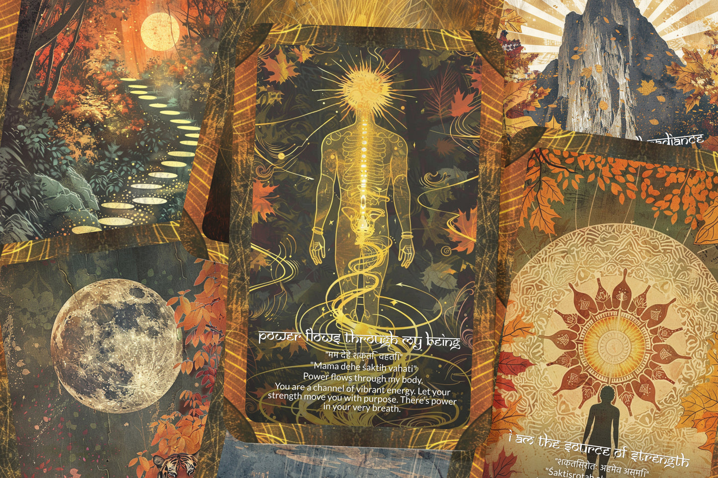 Power Mantra – An Inner Strength Oracle Deck – 22 Oracle Cards – Claiming Your Sacred Authority