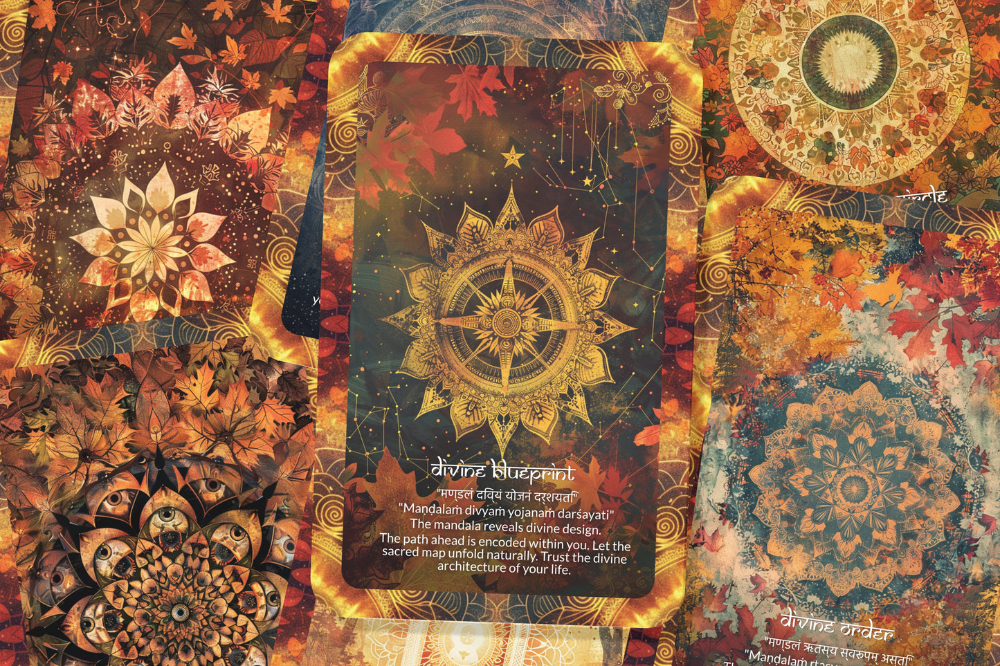 Mandala Mantra – A Sacred Geometry Oracle Deck – 22 Oracle Cards – Patterns of the Infinite