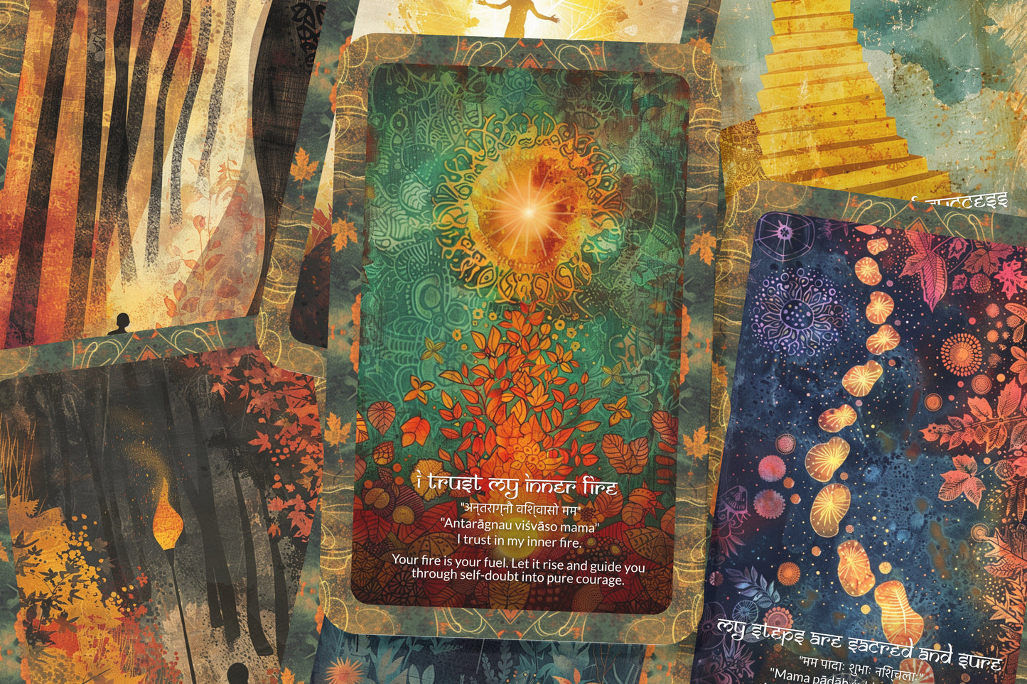 Confidence Mantra – An Inner Power Oracle Deck – 22 Oracle Cards – Radiate Self-Belief and Courage