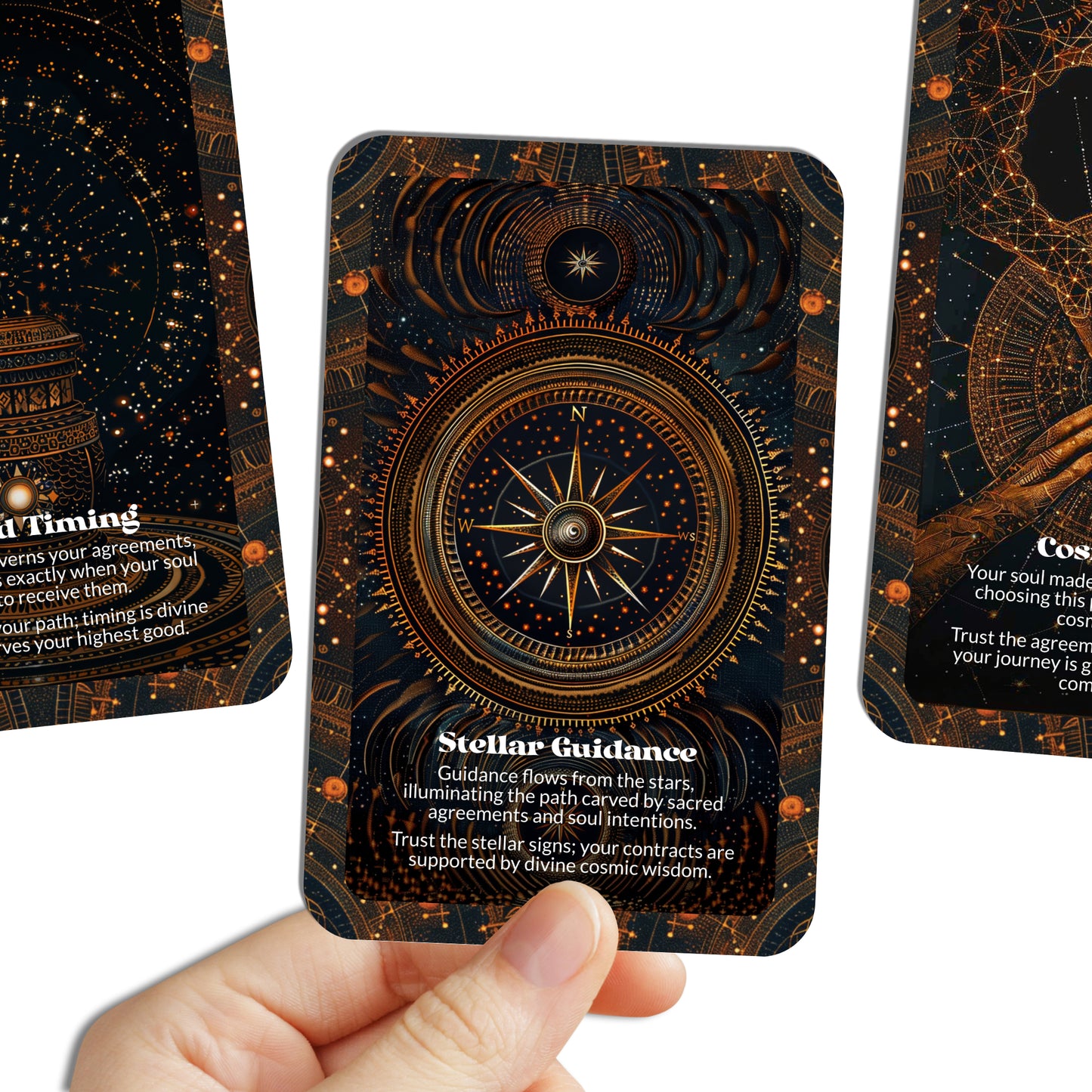 Starlit Agreements – A Soul Contract Oracle Deck – 22 Oracle Cards – What Was Promised in the Light