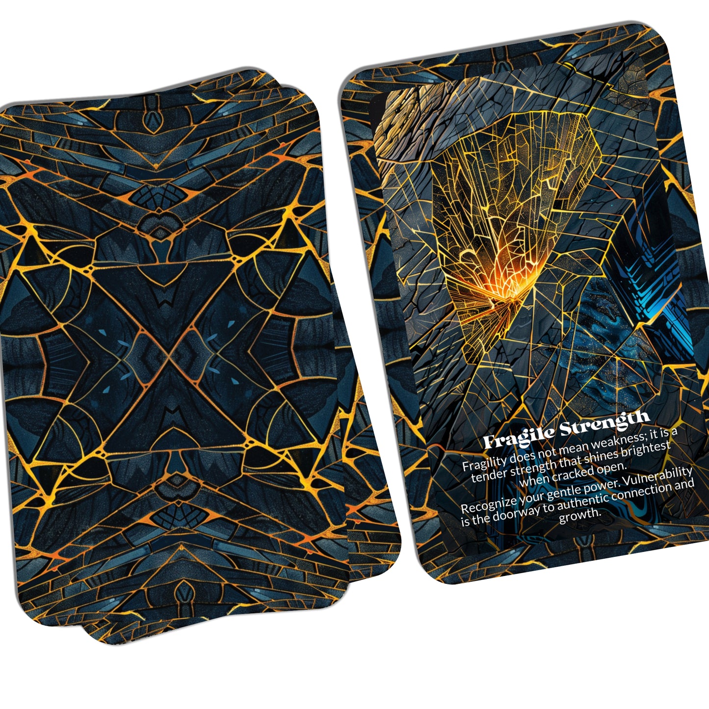 Cracklight – A Resilient Illumination Oracle Deck – 22 Oracle Cards – Shine Through the Fracture
