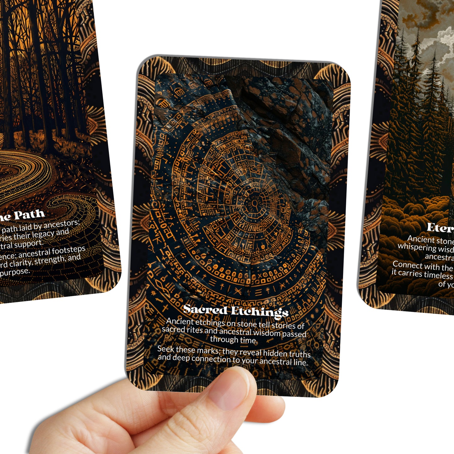 Stone Memory – An Ancestral Earth Oracle Deck – 22 Oracle Cards – Echoes Held in Ancient Ground